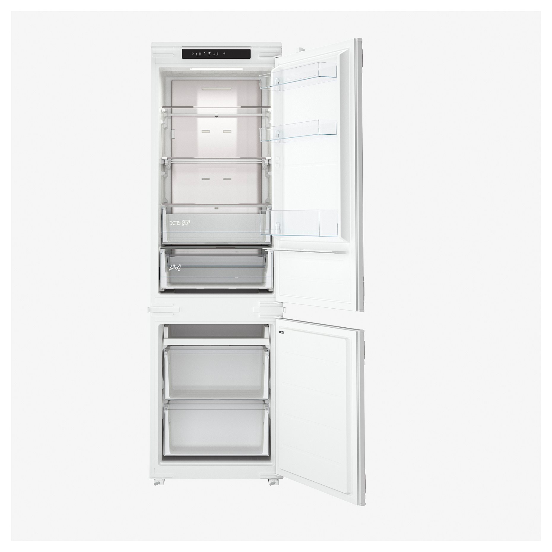 ÖVERNÄS, хладилник/фризер, IKEA 700, за вграждане, 005.730.46