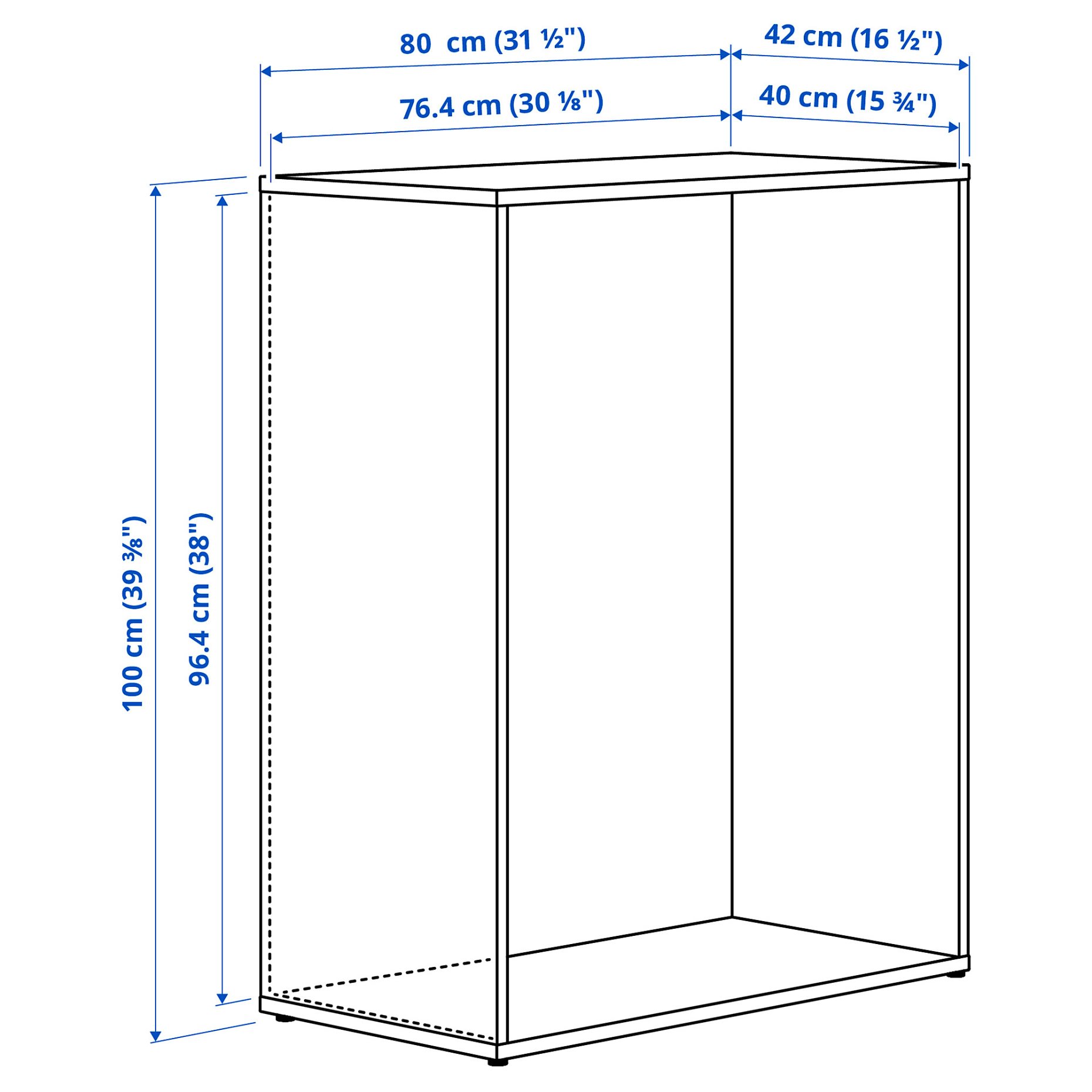 LASTARE, рамка, 80x42x100 см, 005.964.82