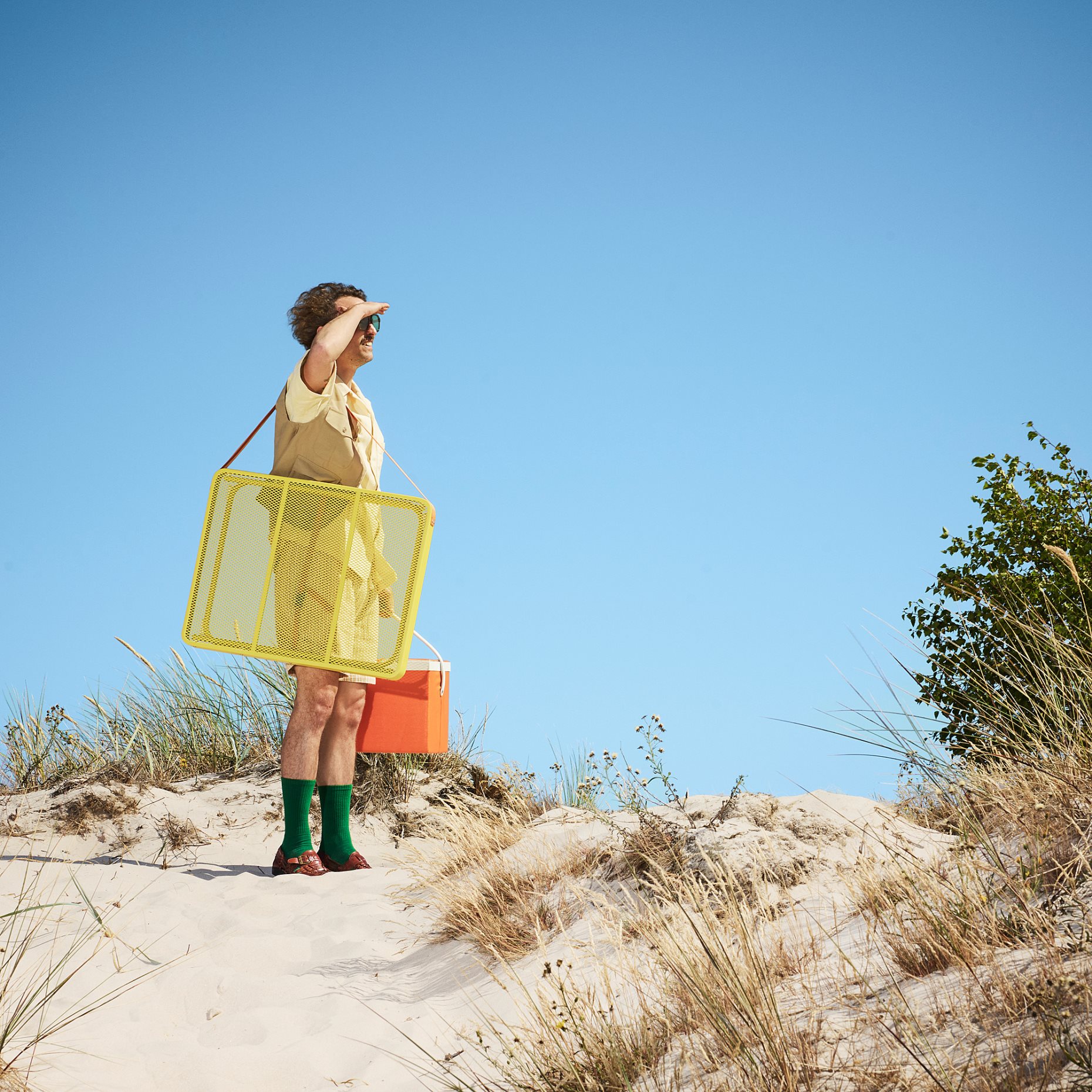 STRANDÖN, сгъваема маса, 70x55 см, 006.004.60