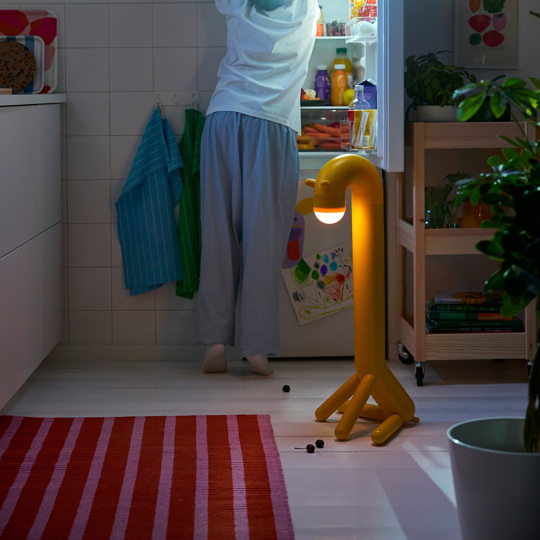 GREJSIMOJS, LED декоративно осветление, за под, на батерии, 006.020.39