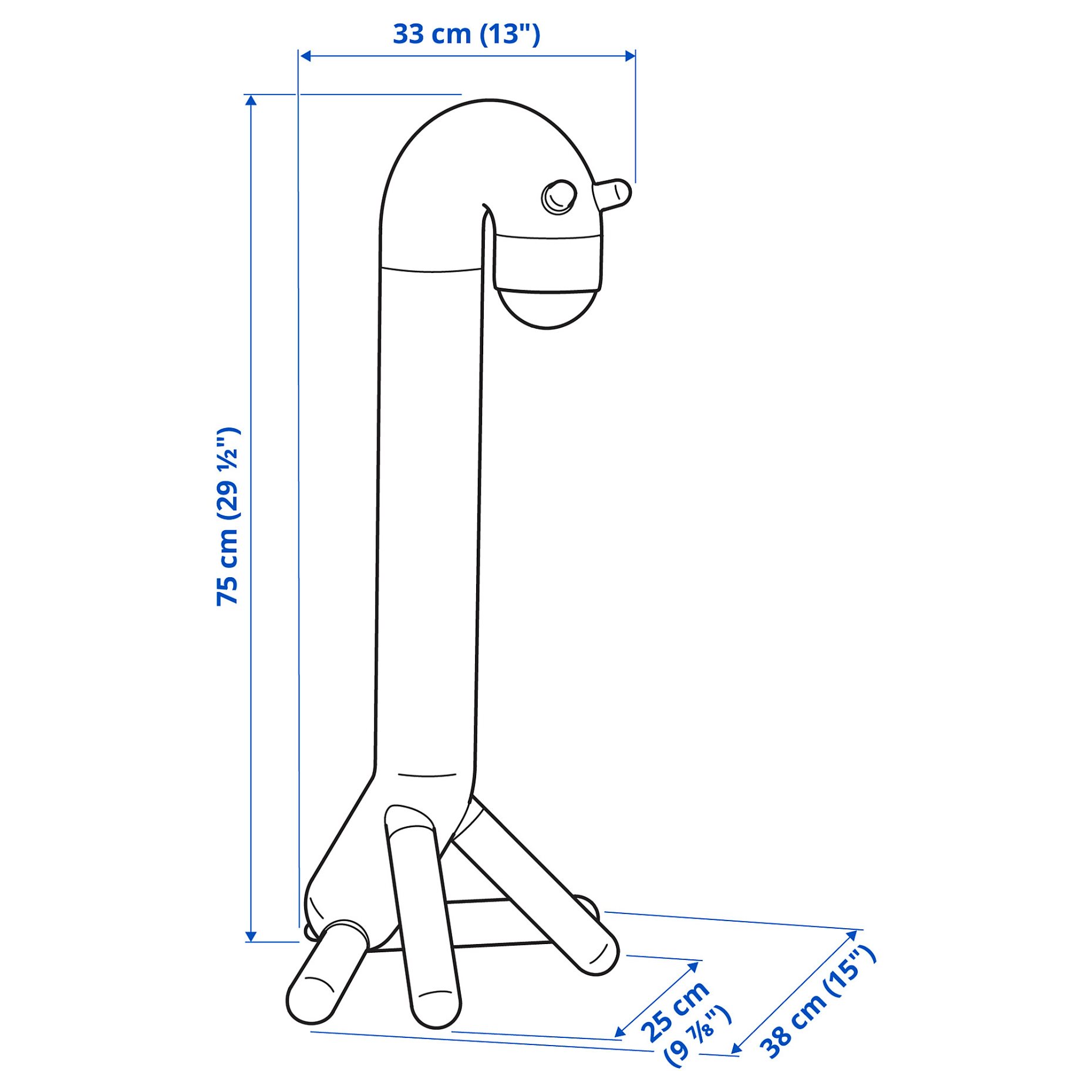GREJSIMOJS, LED декоративно осветление, за под, на батерии, 006.020.39