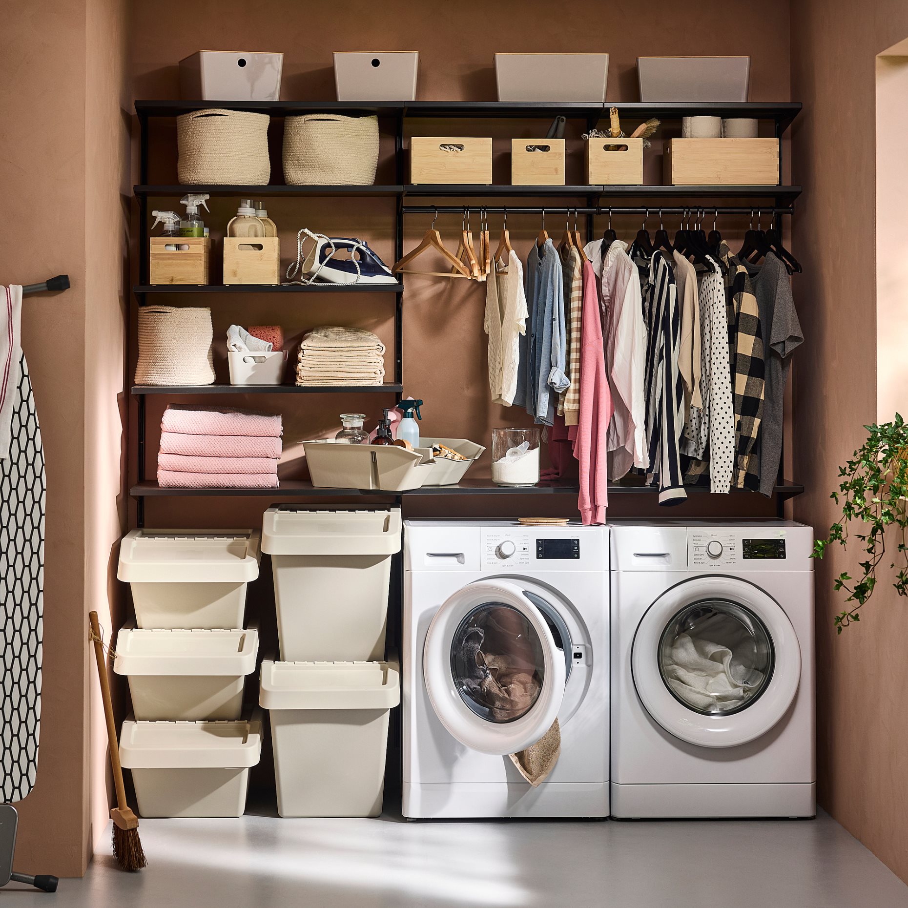 SORTERA, кош за сортиране с капак, 60 л, 006.020.96