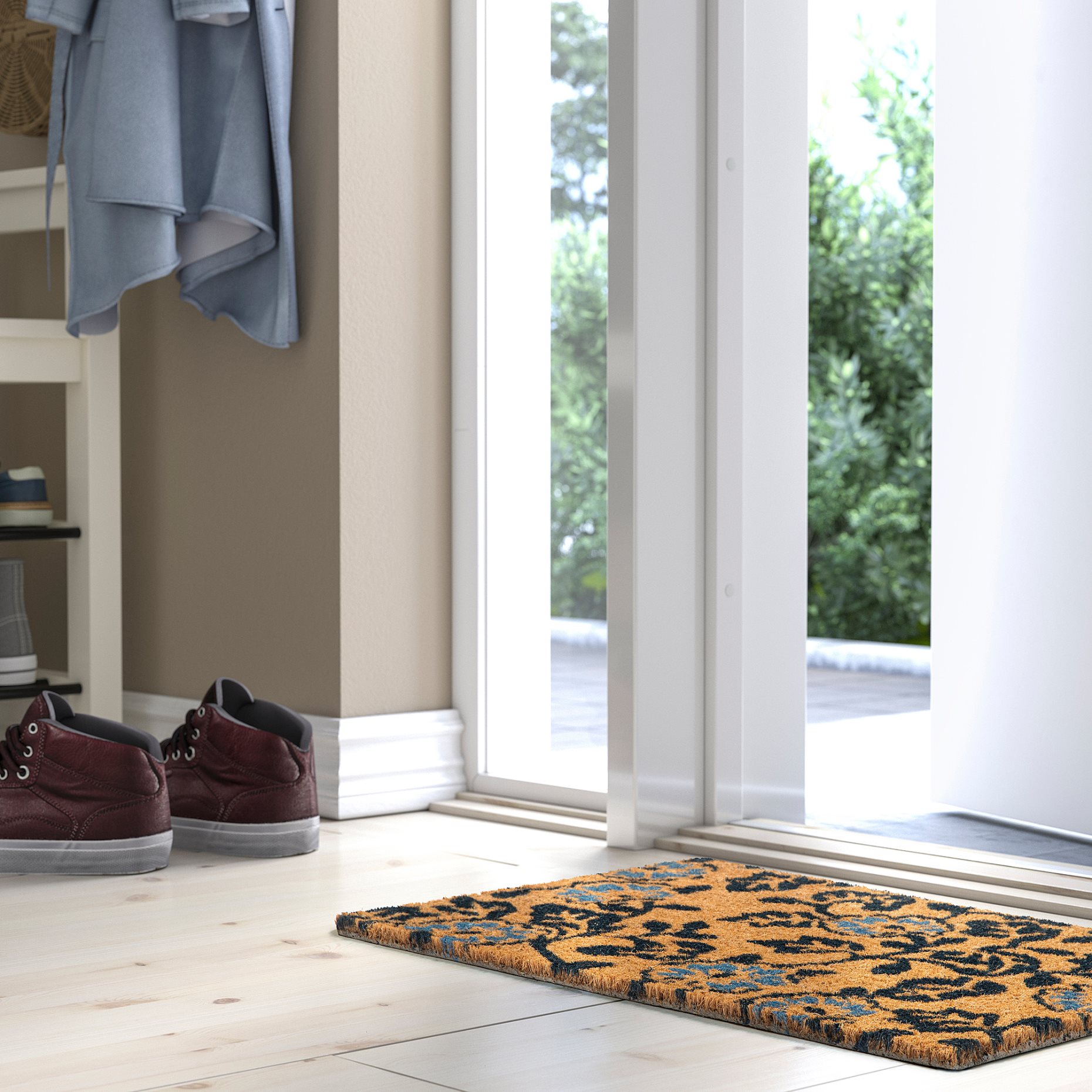 PLATSMÄRKE, изтривалка за врата, кокосови влакна, 40x60 см, 006.201.61