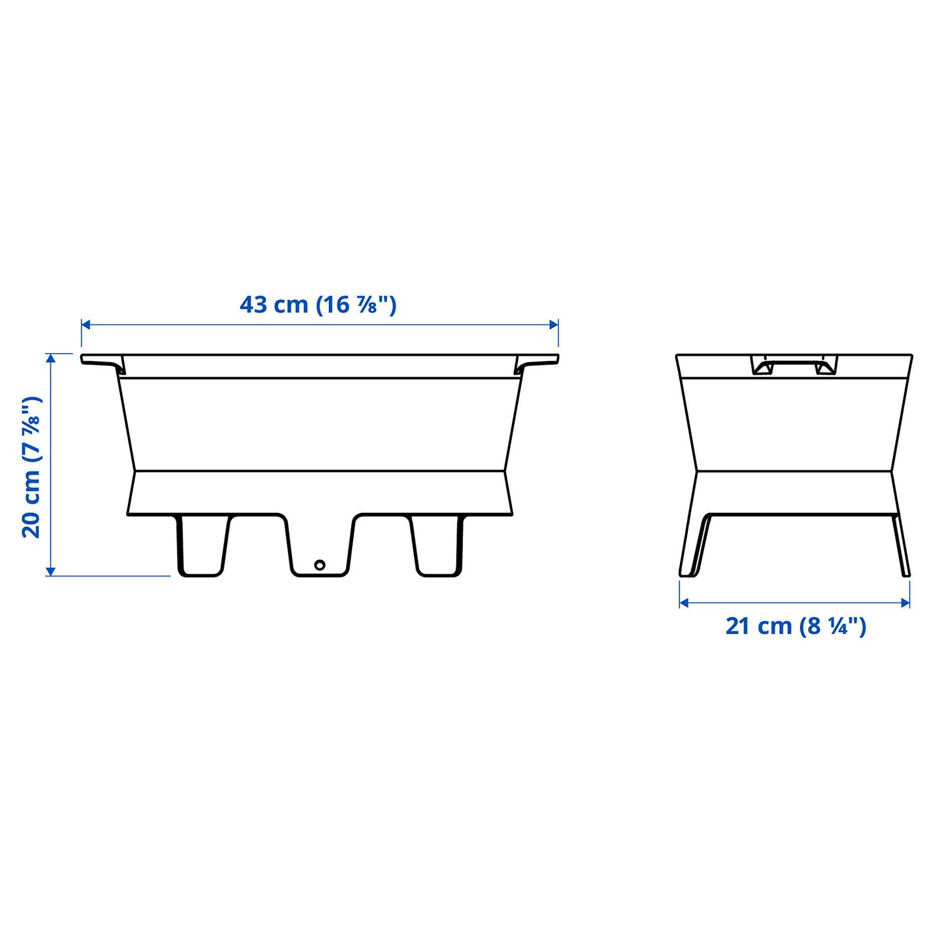 SOLUPPGÅNG, барбекю, чугун, 21x43 см, 006.213.06