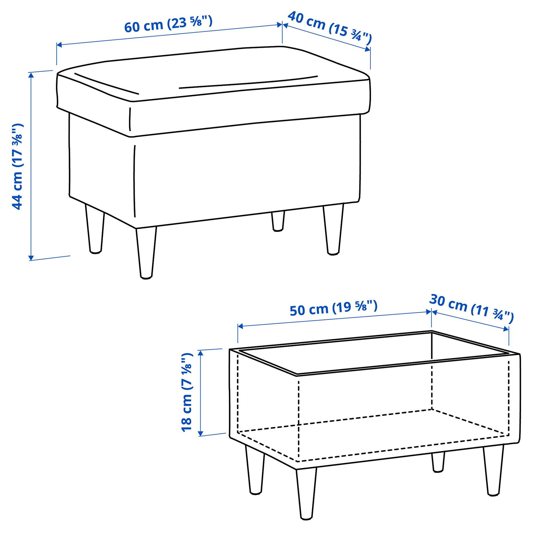 STRANDMON, табуретка с ракла, 006.213.54