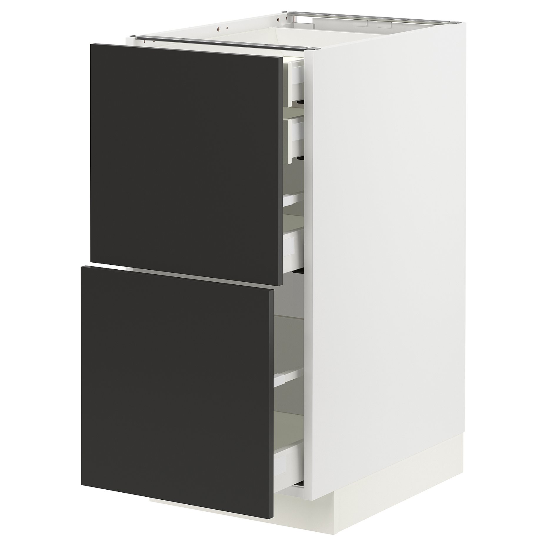 METOD/MAXIMERA, долен шкаф с 2 чела/2 ниски + 1 средно + 1 високо чекм., 094.979.20