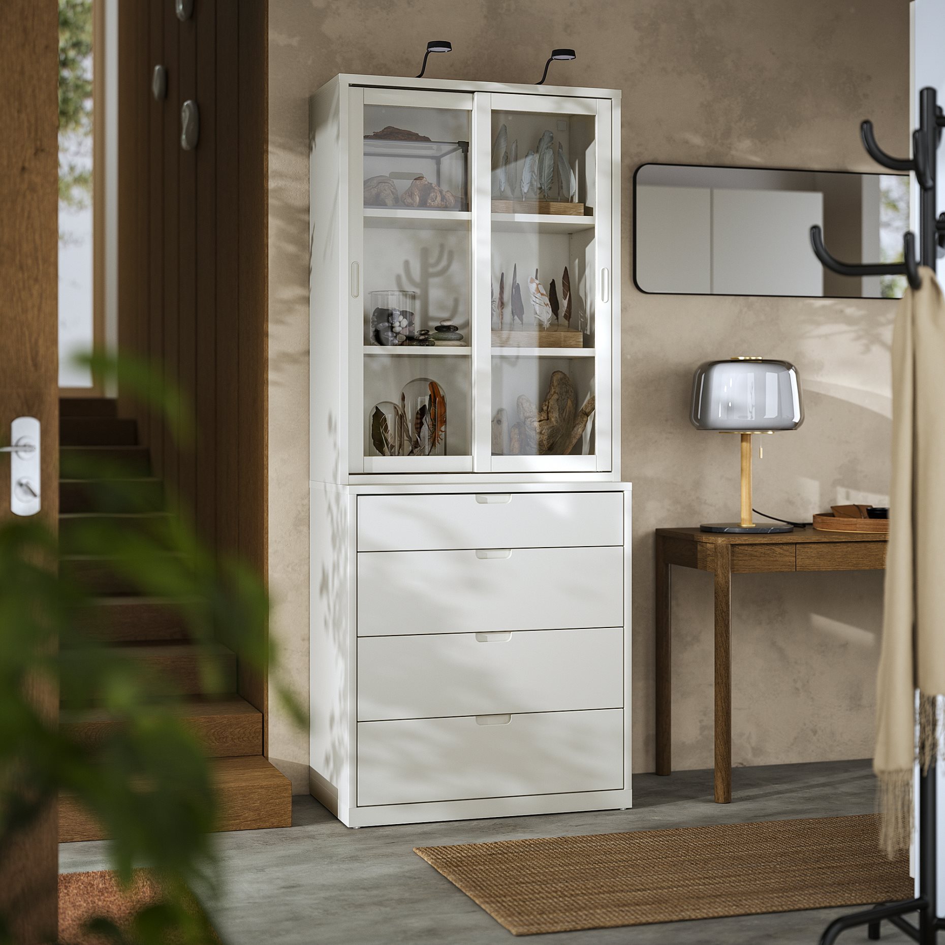 TONSTAD, комбиниран артикул за съхранение с чекмеджета, 095.478.83
