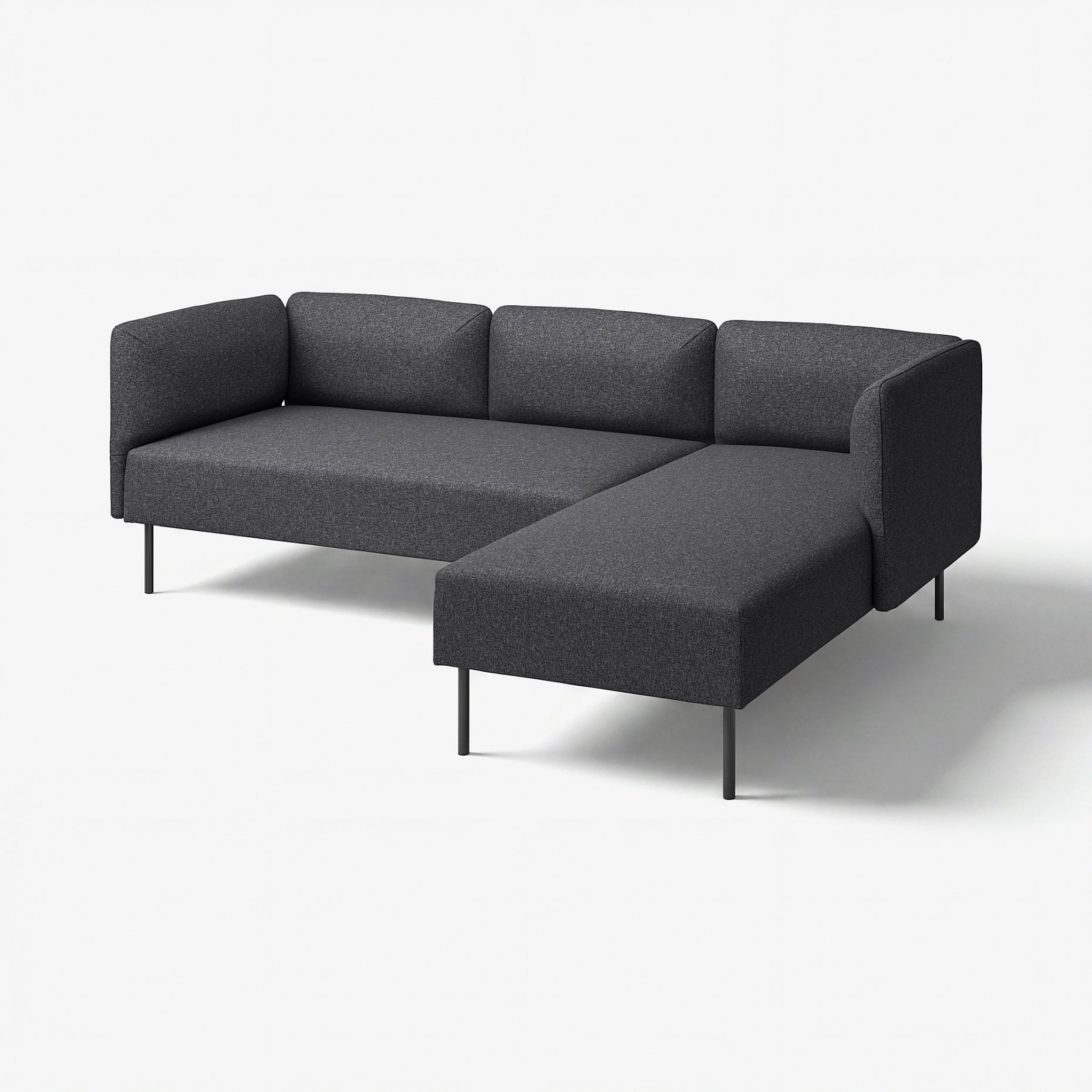 LILLEHEM, 3-местен модулен диван с лежанка, 095.638.49