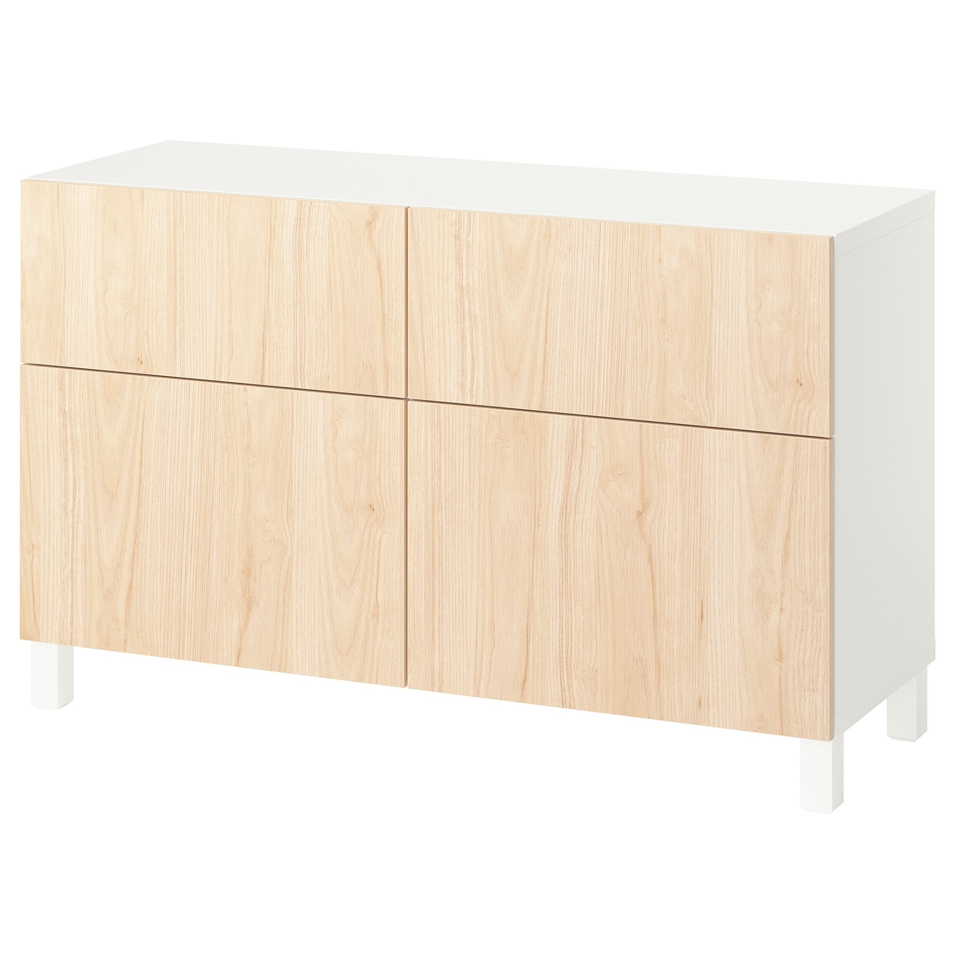 BESTÅ, комб. артикул за съхранение с врати/чекм., 095.693.37