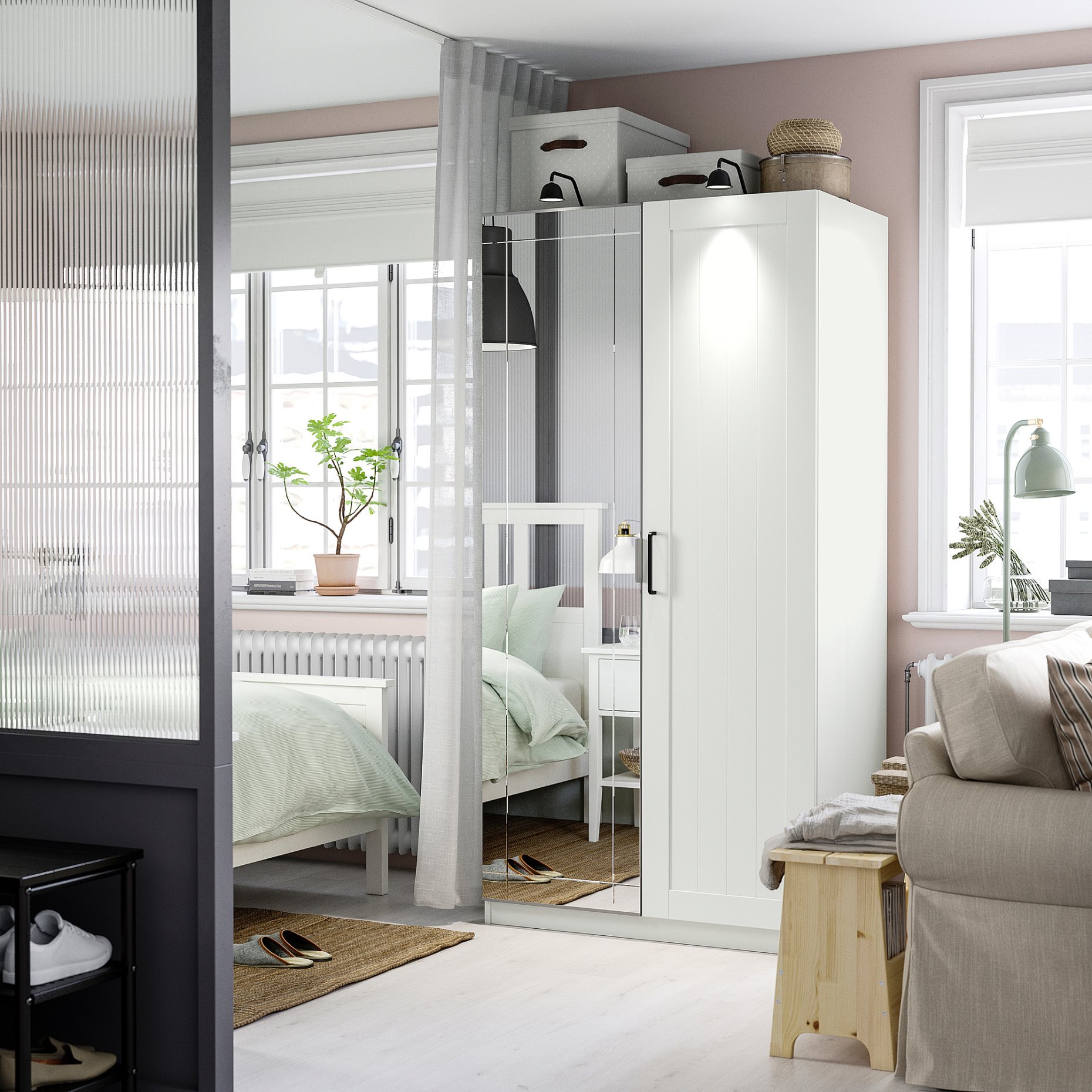 PAX/KAMMARTORP/GULLABERG, гардероб - комбинация, 095.725.18