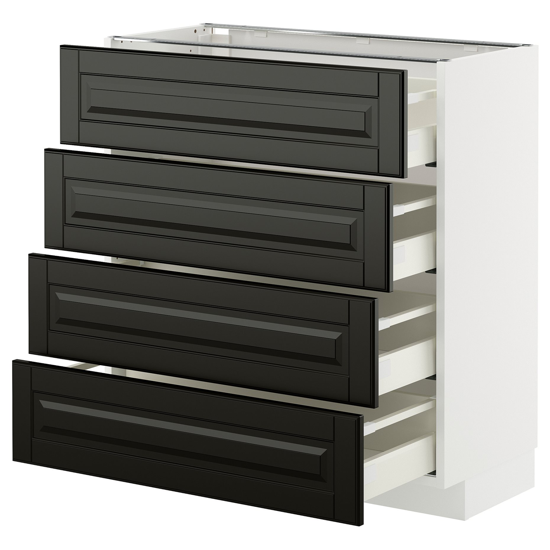 METOD/MAXIMERA, долен шкаф с 4 чела/4 чекмеджета, 095.789.97