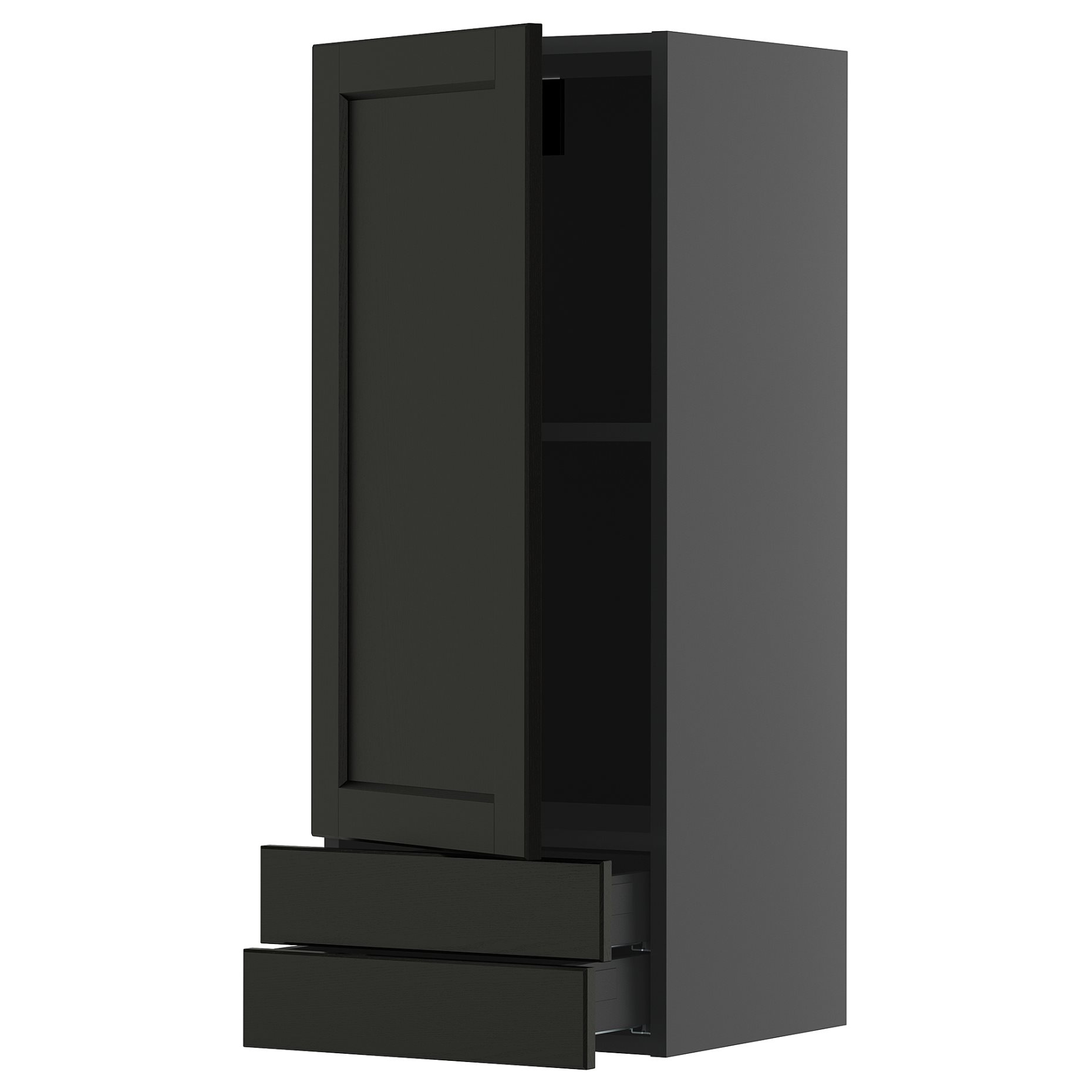 METOD/KNIVSHULT, стенен шкаф с врата/2 чекмеджета, 095.874.97