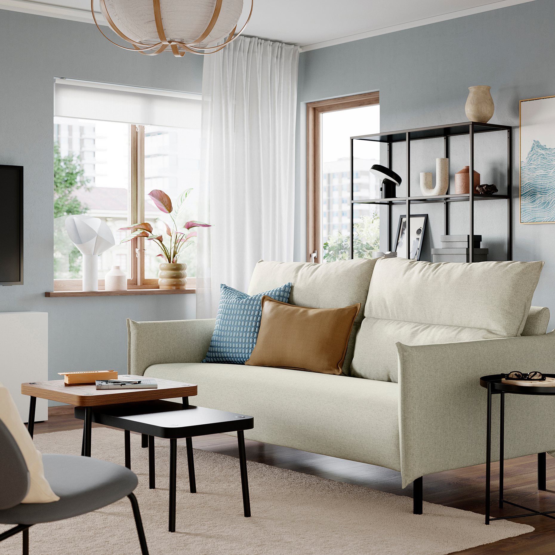 MANNARP, 3-местен диван, 096.040.34