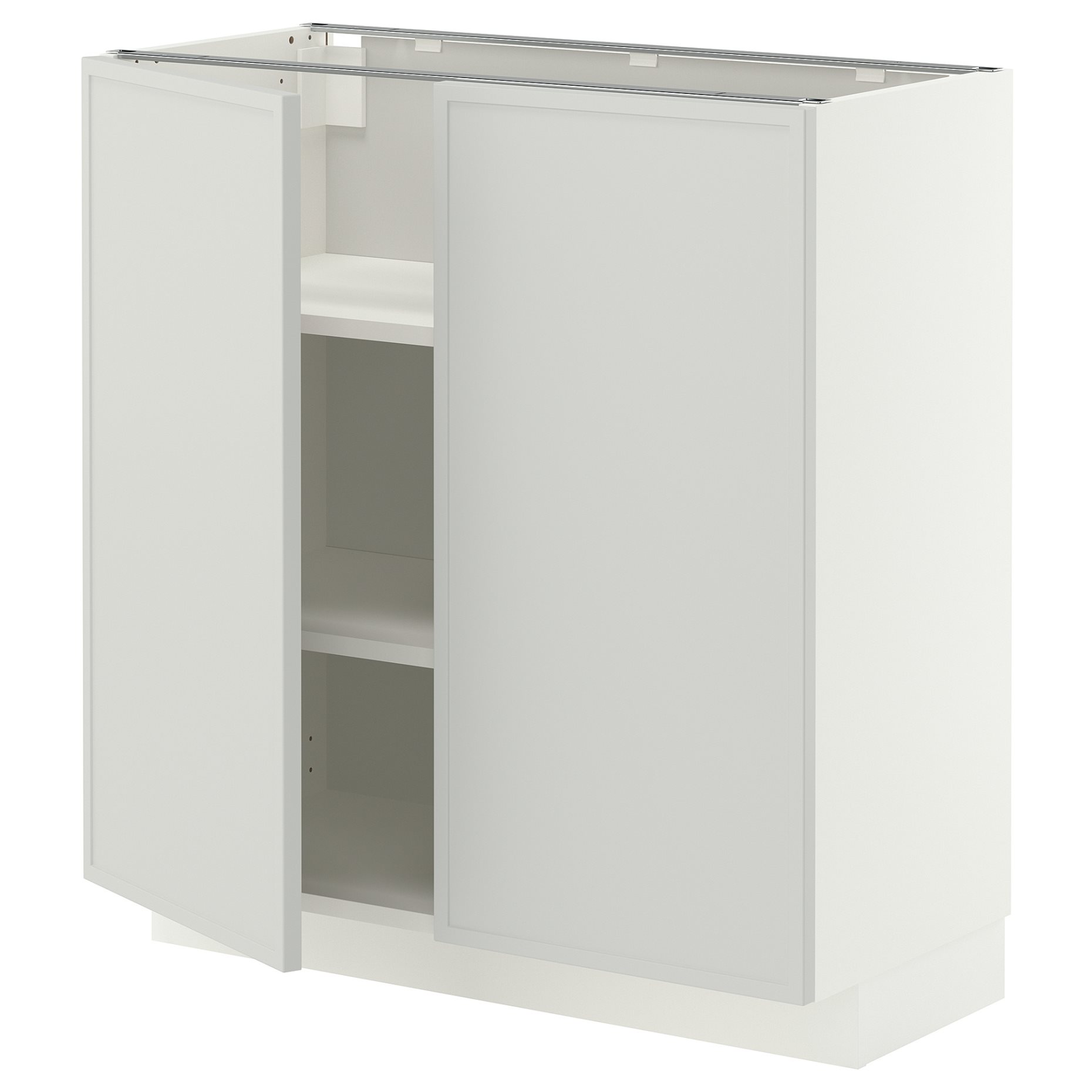 METOD, долен шкаф с рафтове/2 вратички, 80x37 см, 096.055.71