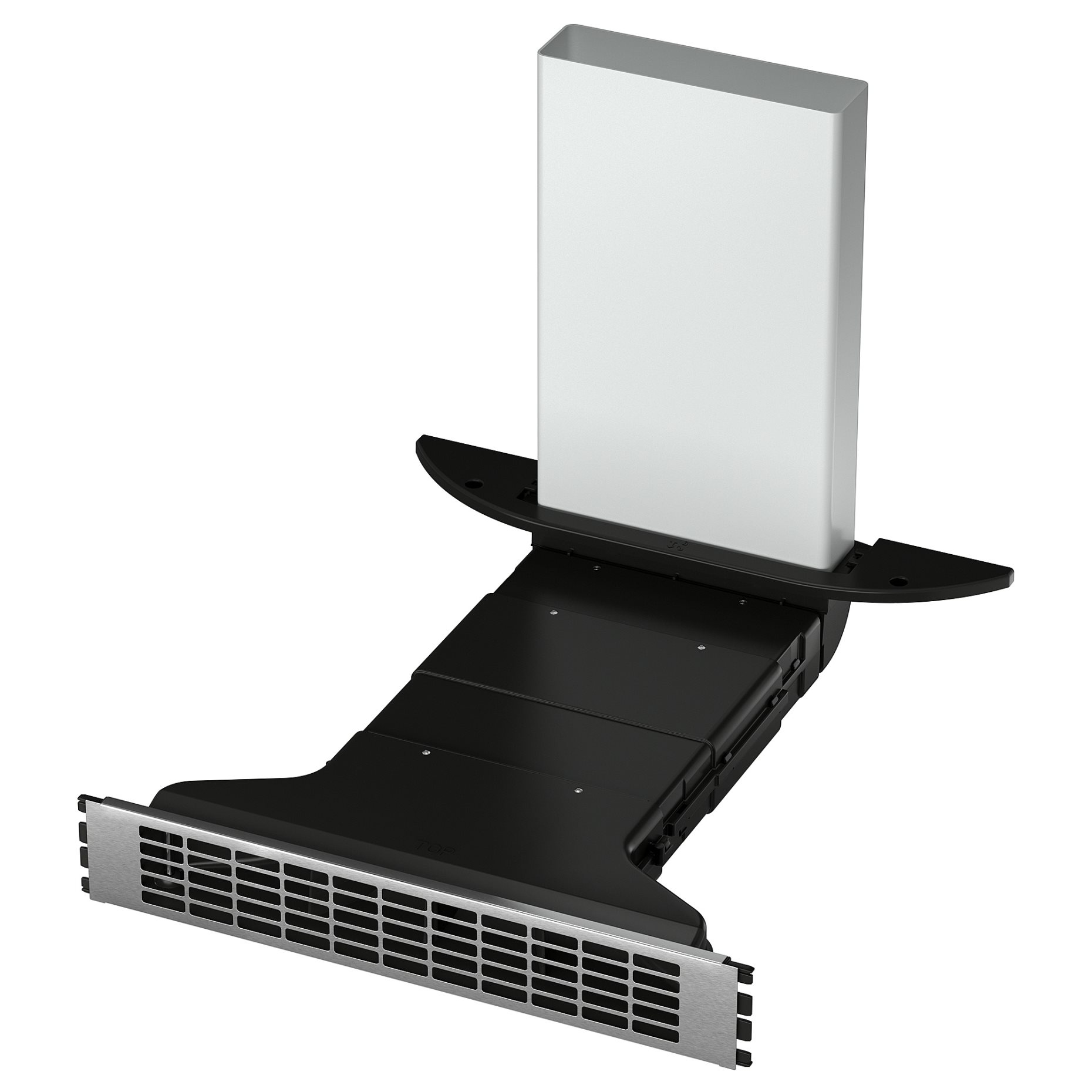 TÄCKNAN, Индукционен плот/вграден аспиратор + к-т за вентилация, 60 cм, IKEA 300, 096.124.68