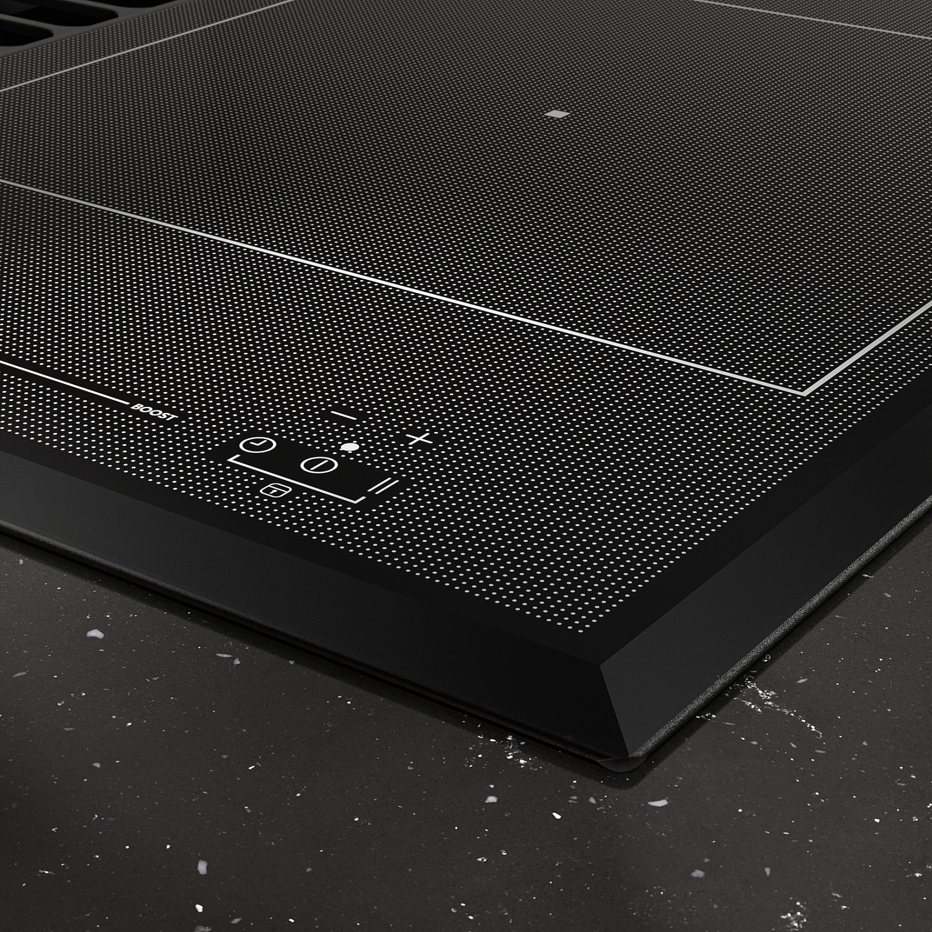 TÄCKNAN, Индукционен плот/вграден аспиратор + к-т за вентилация, 60 cм, IKEA 500, 096.125.00