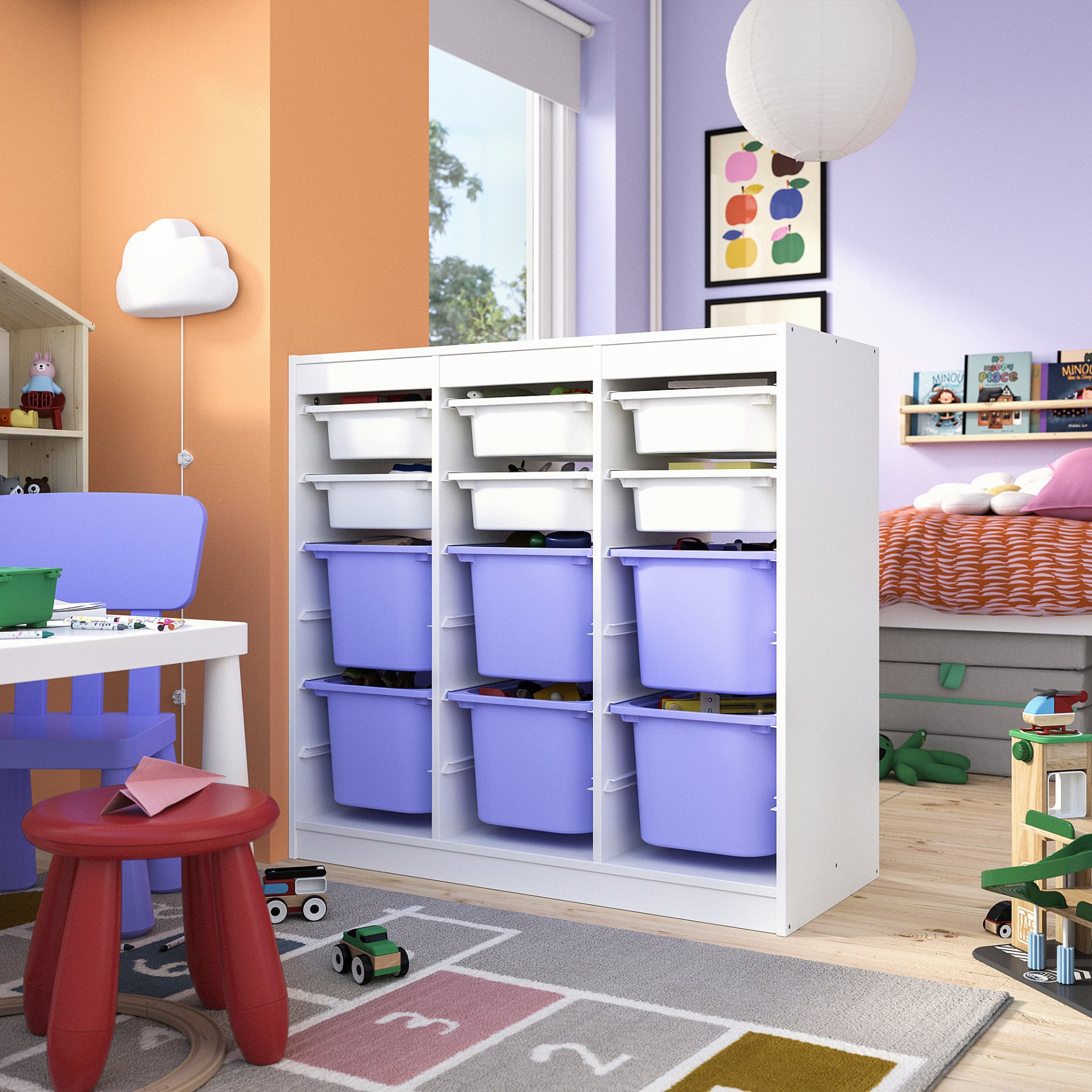 TROFAST, секция с кутии, 99x44x94 см, 096.131.23