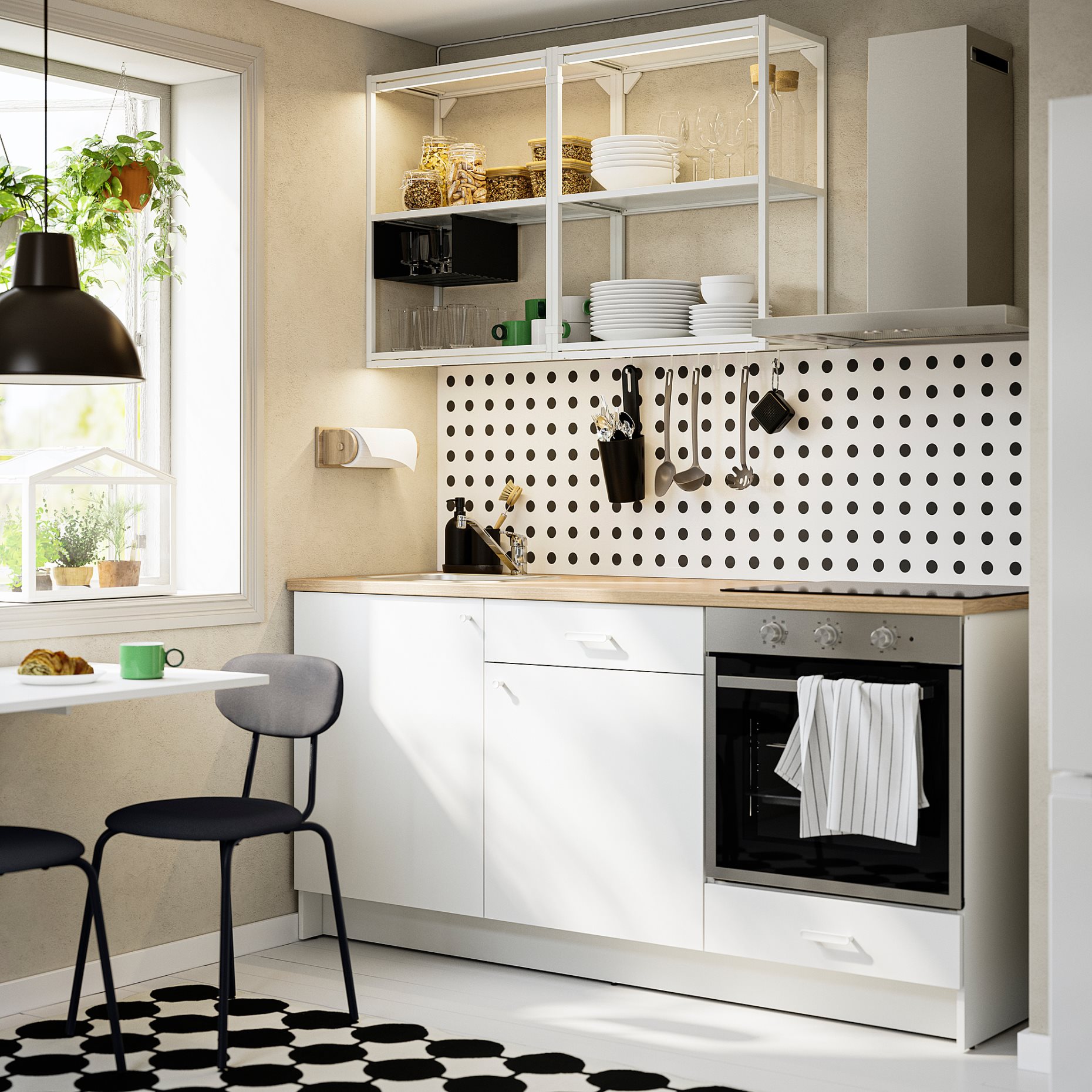 KNOXHULT, кухня, 180x61x220 см, 096.149.43