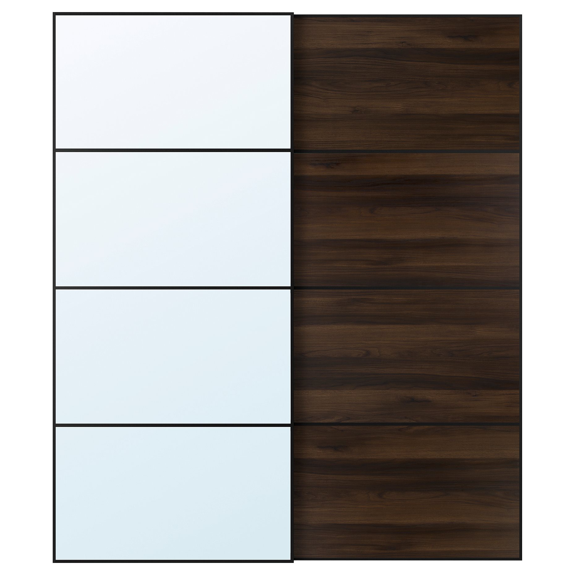 AULI/MEHAMN, 2 плъзгащи се врати, с две лица, 200x236 см, 096.157.87