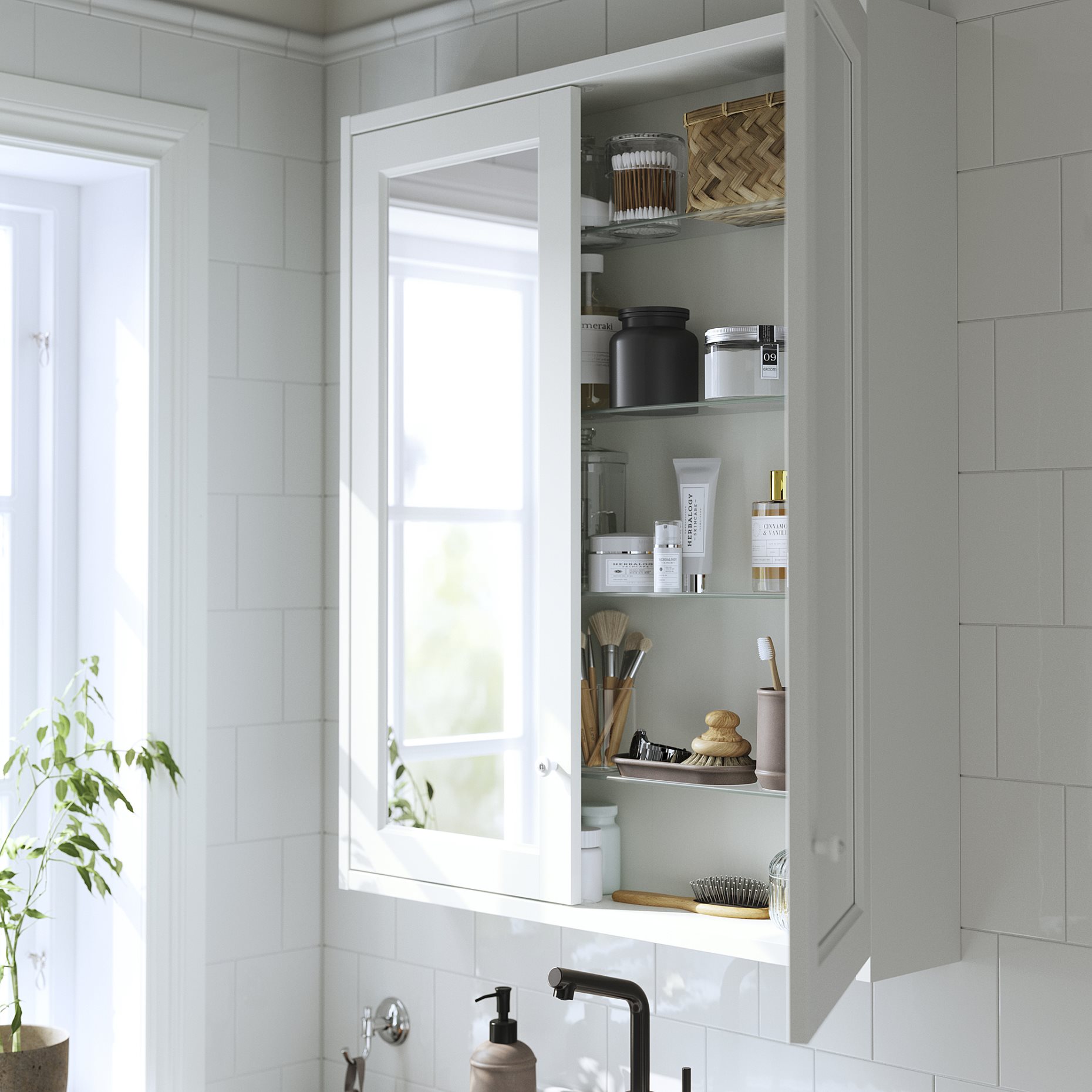 TANNFORSEN, огледален шкаф с врати, 105.351.29