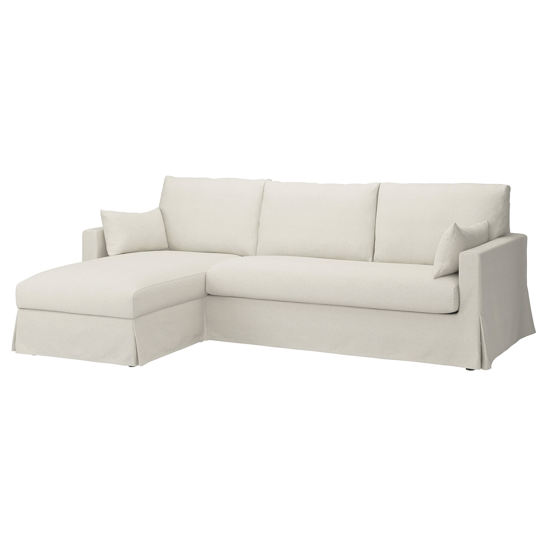 HYLTARP, калъф за 3-мстн диван с лежанка, ляво, 105.482.78