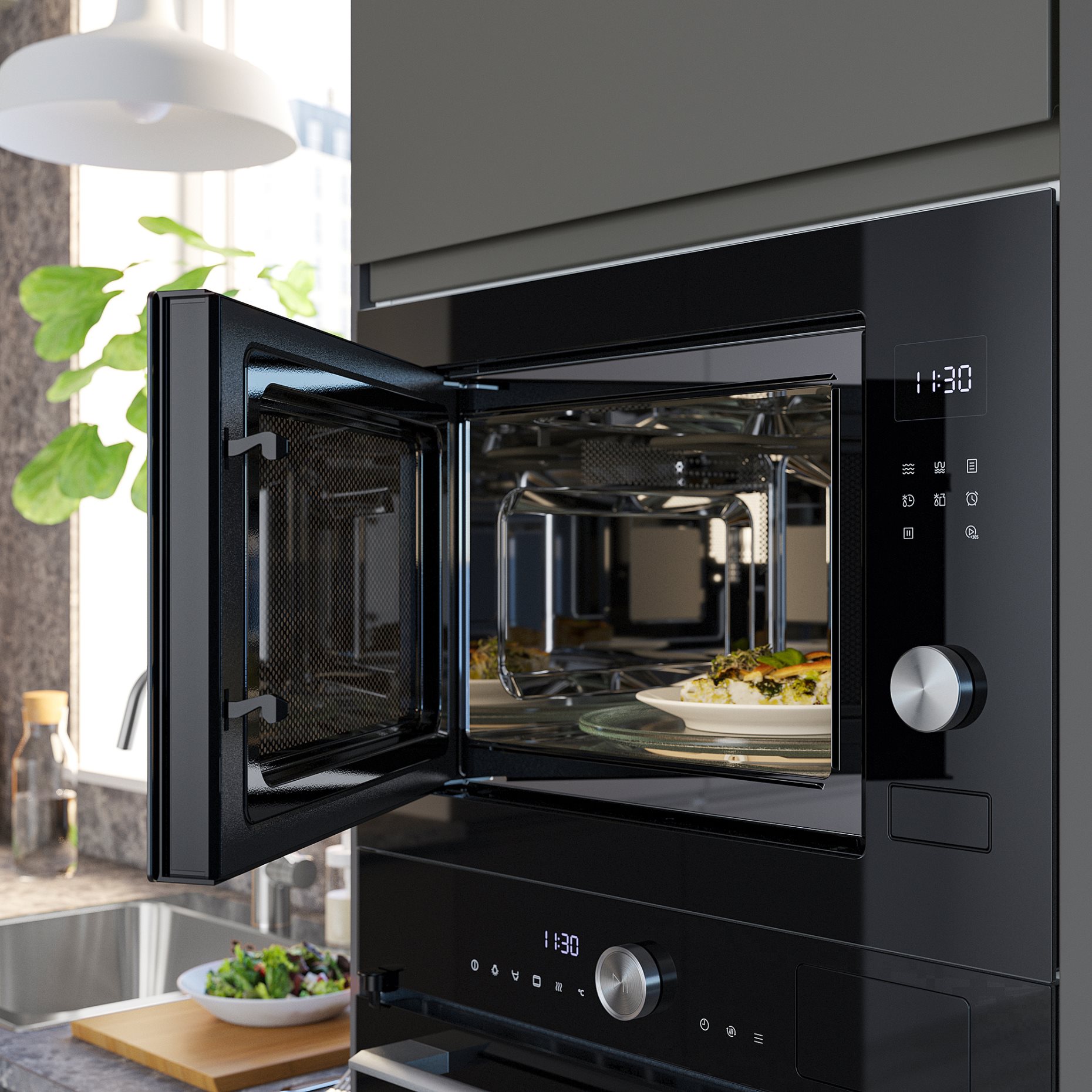 MÅGEBO, микровълнова фурна, IKEA 500, 105.570.55