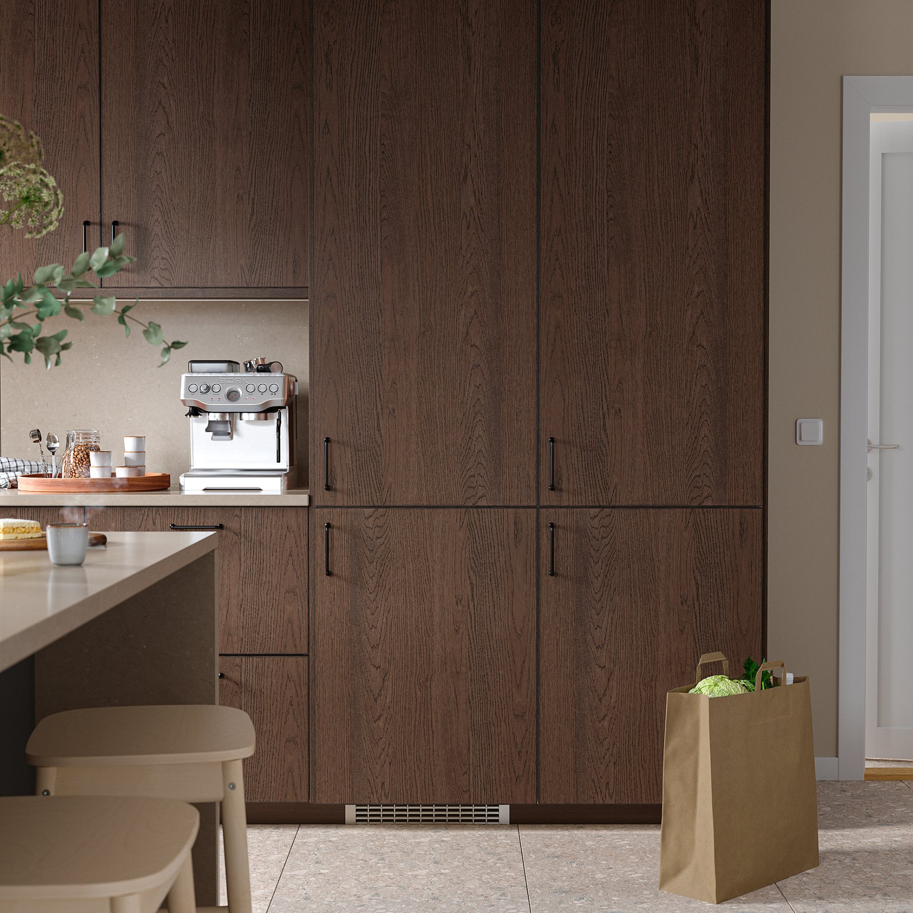 SKOGSNÄS, хладилник/фризер, IKEA 700, за вграждане, 105.728.76