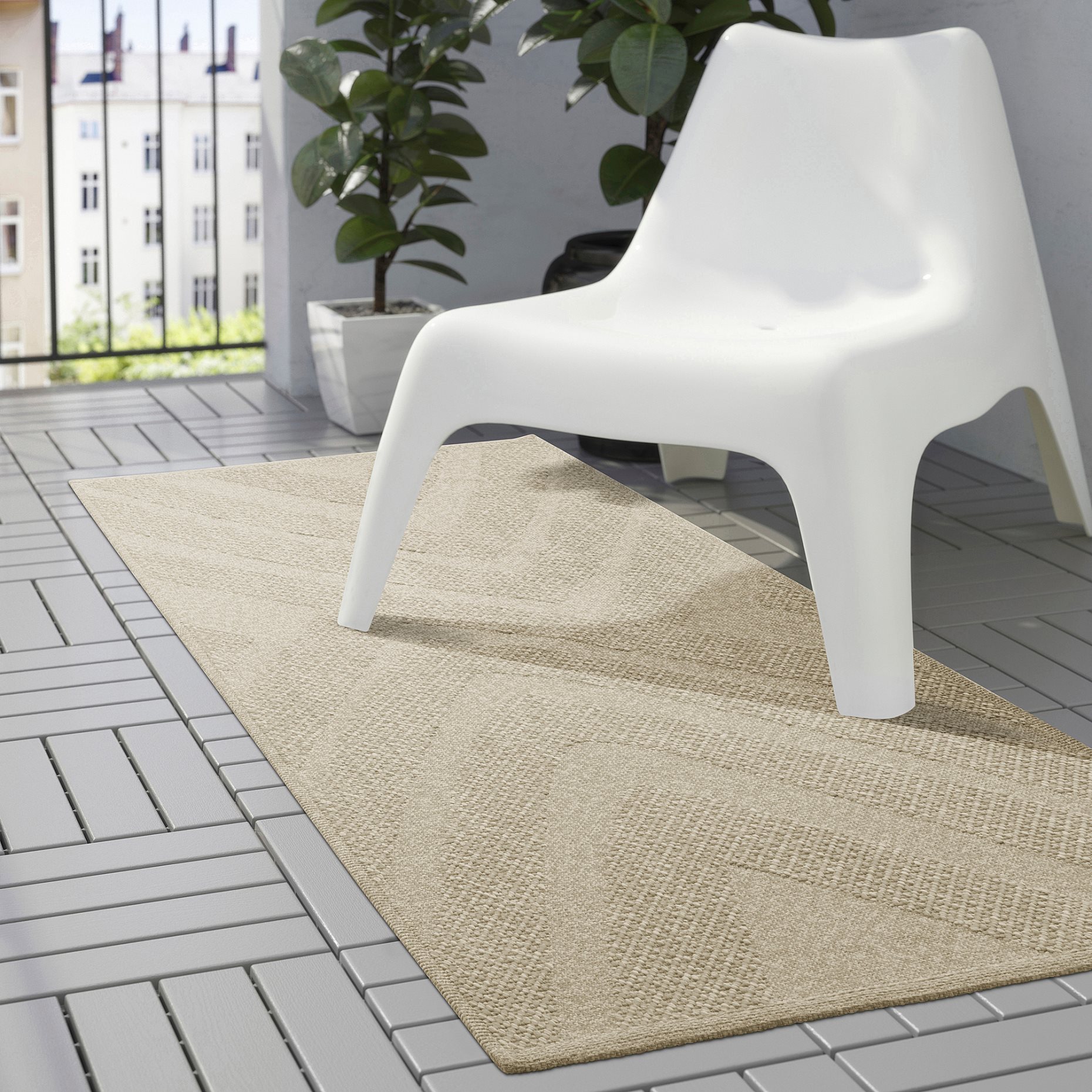 FULLMAKT, килим гладко тъкан, на откр/закрито, 105.731.16