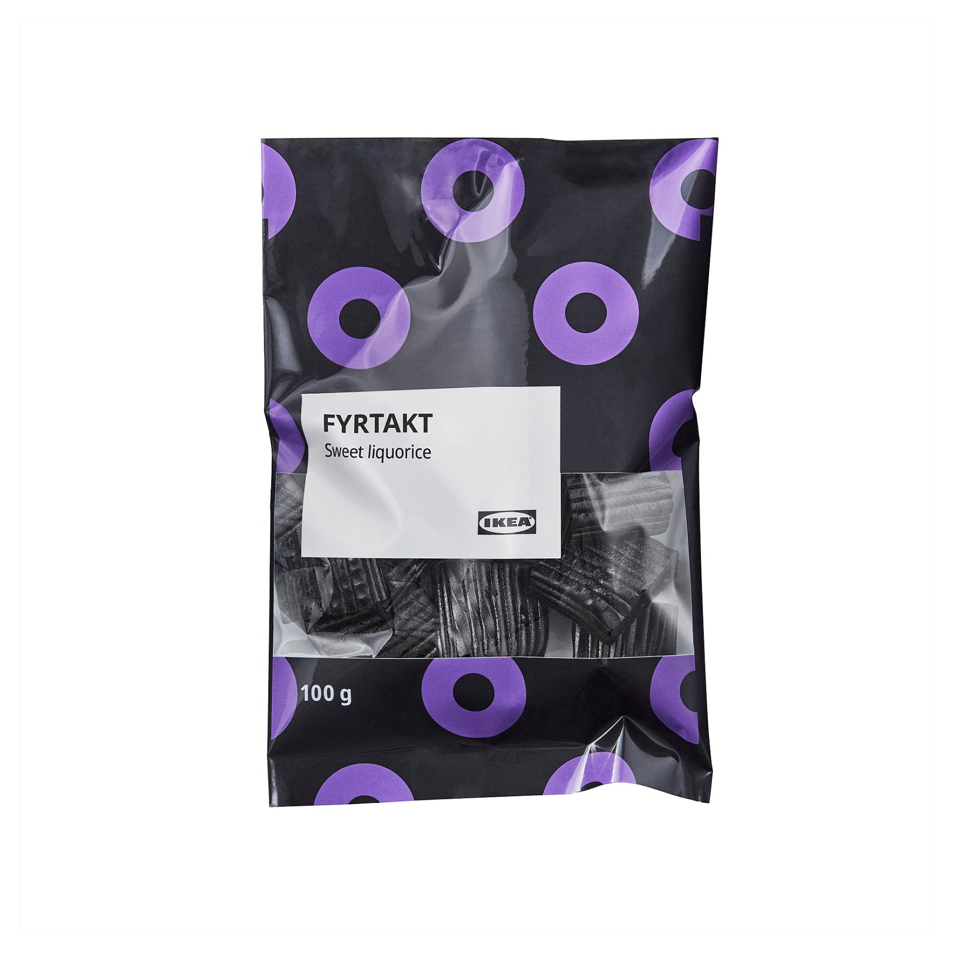 FYRTAKT, Сладки лакрицови бонбони, 100 гр, 105.882.07