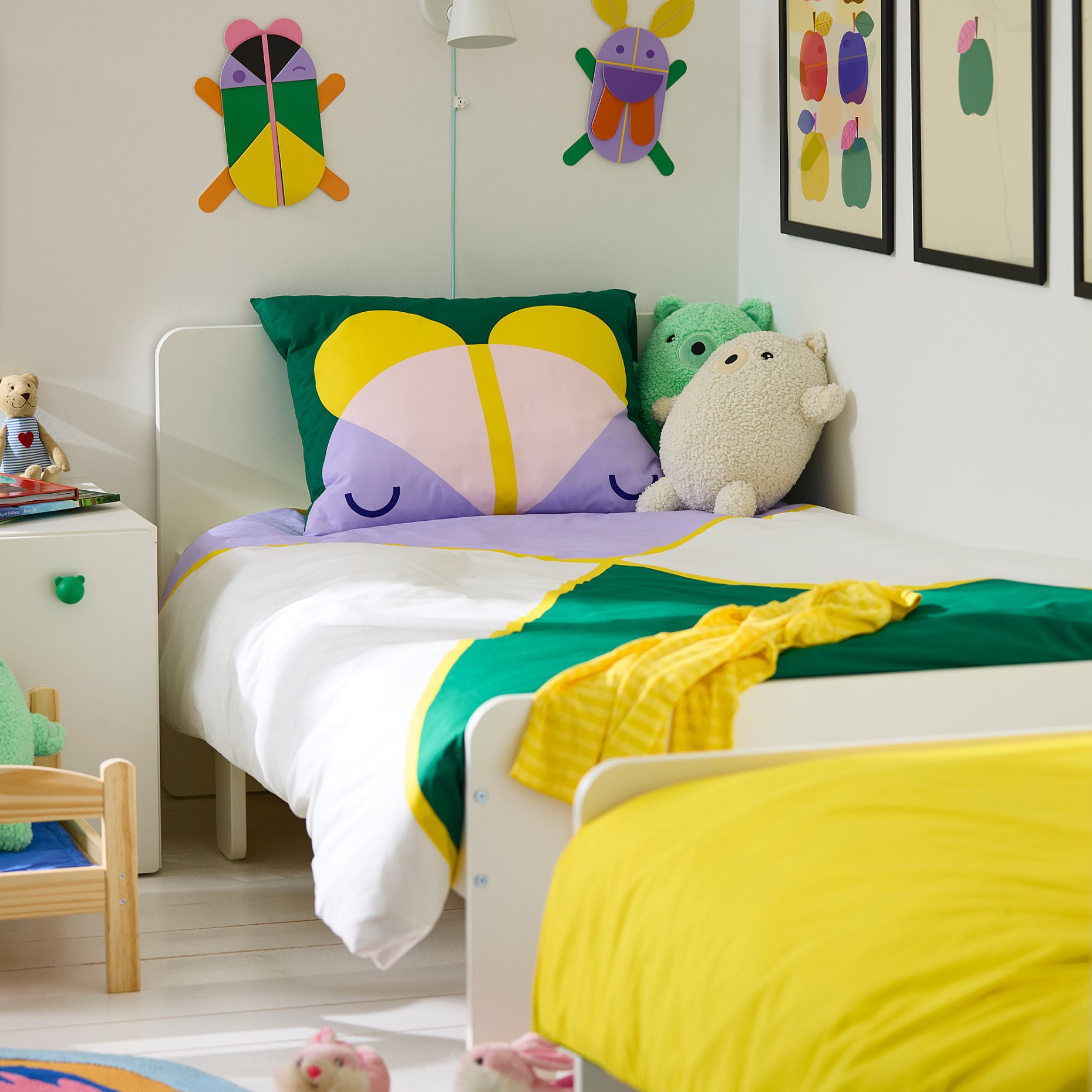 GREJSIMOJS, плик за завивка и калъфка, 150x200/50x60 см, 106.018.31