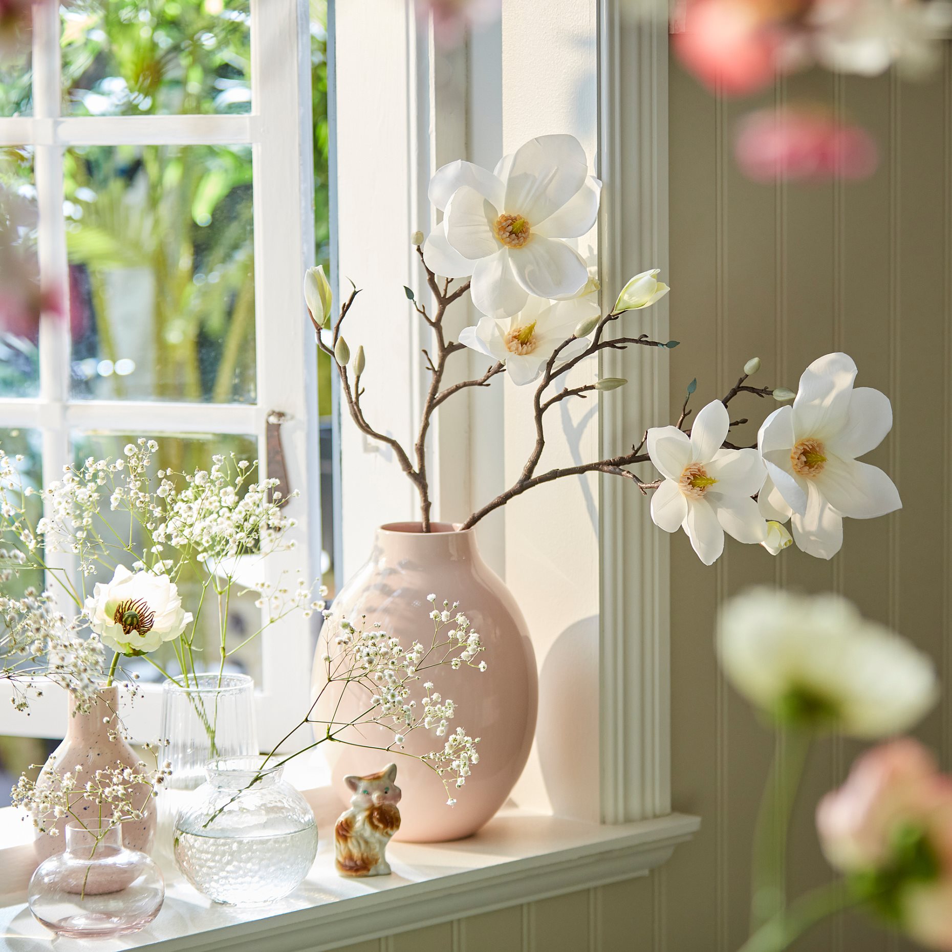 SMYCKA, изкуствено цвете, магнолия, 61 см, 106.133.39