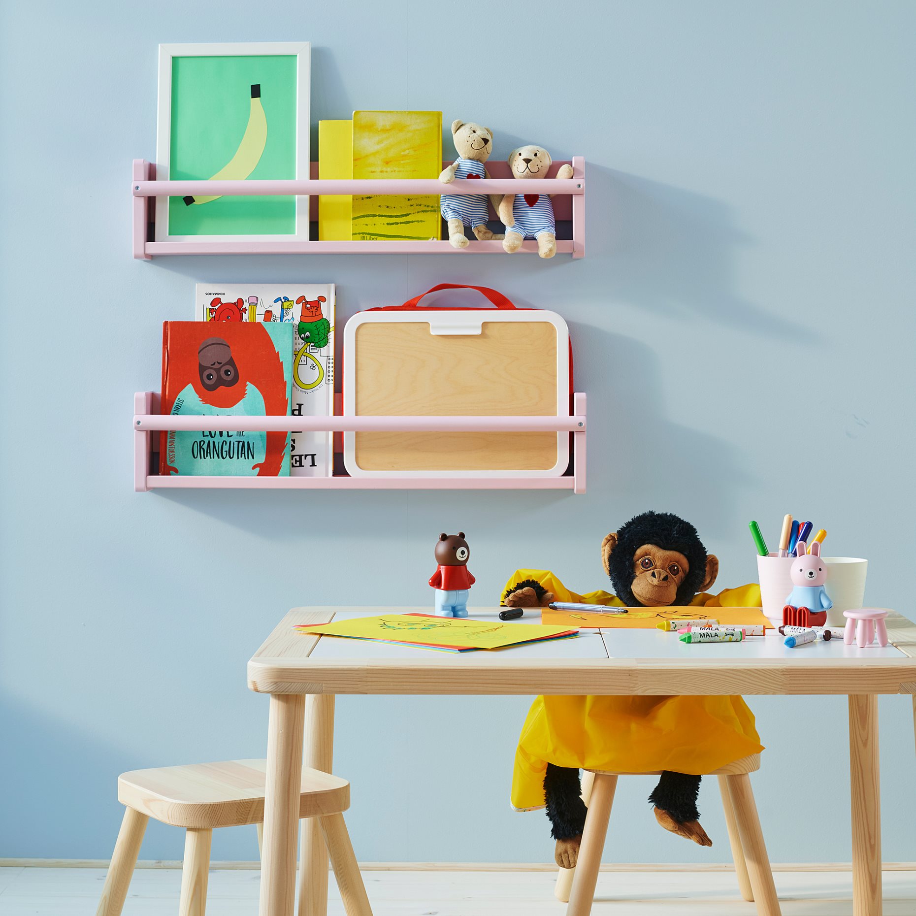 FLISAT, стенен артикул за съхранение, 70x9x16 см, 106.170.83