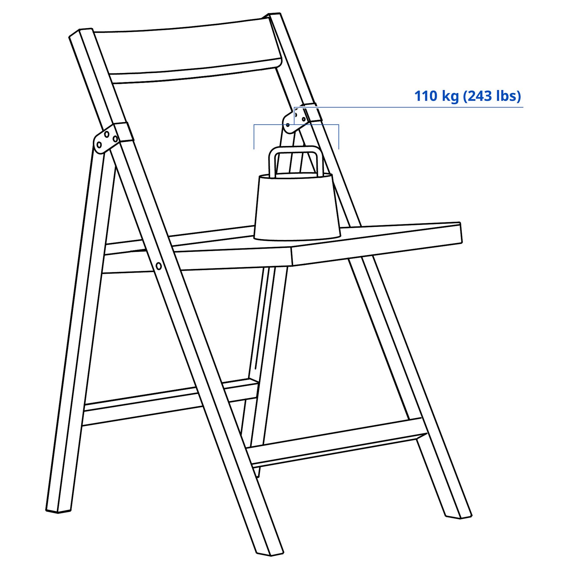 IKEA PS 2026, Сгъваем стол, 106.178.94