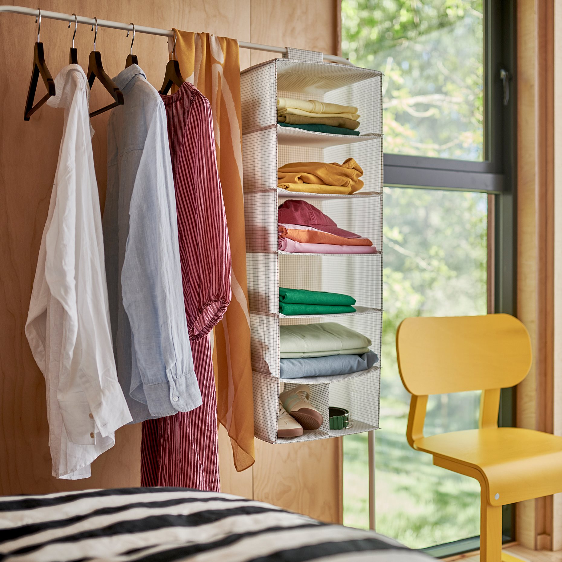 STUK, висящ органайзер със 7 отделения, 30x30x90 см, 106.215.46