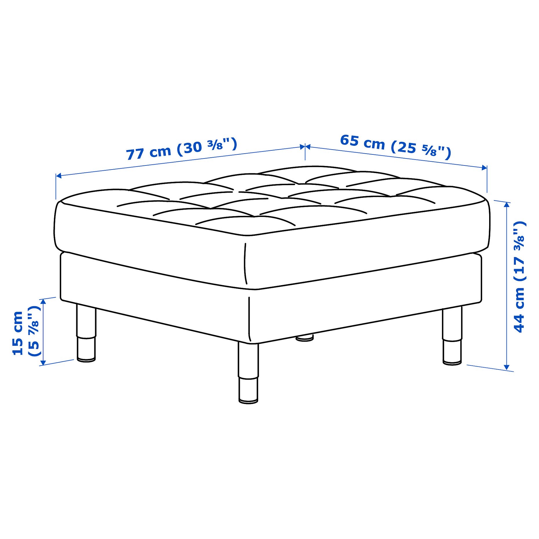 LANDSKRONA, табуретка, 192.697.48