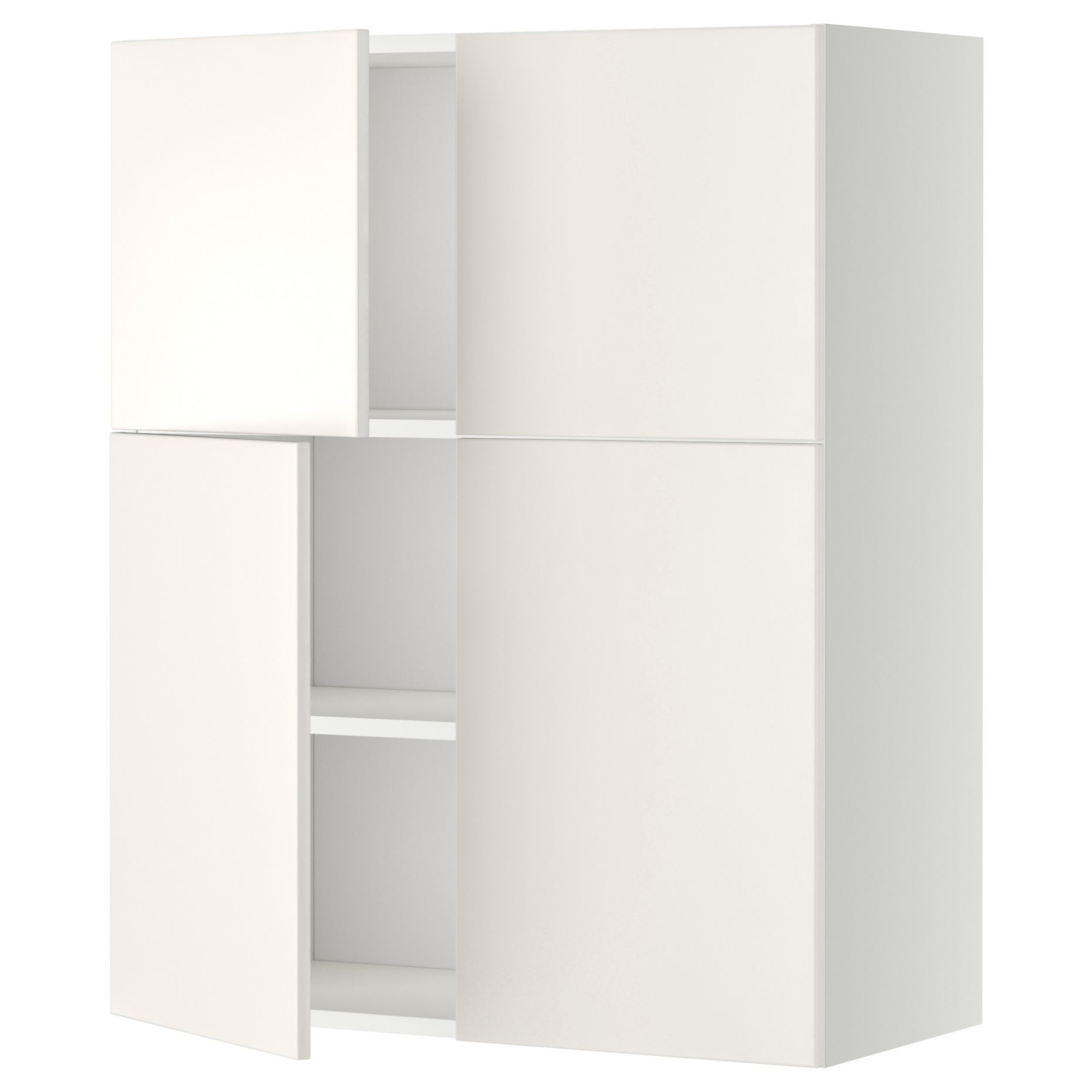 METOD, стенен шкаф с рафтове/4 врати, 194.701.52