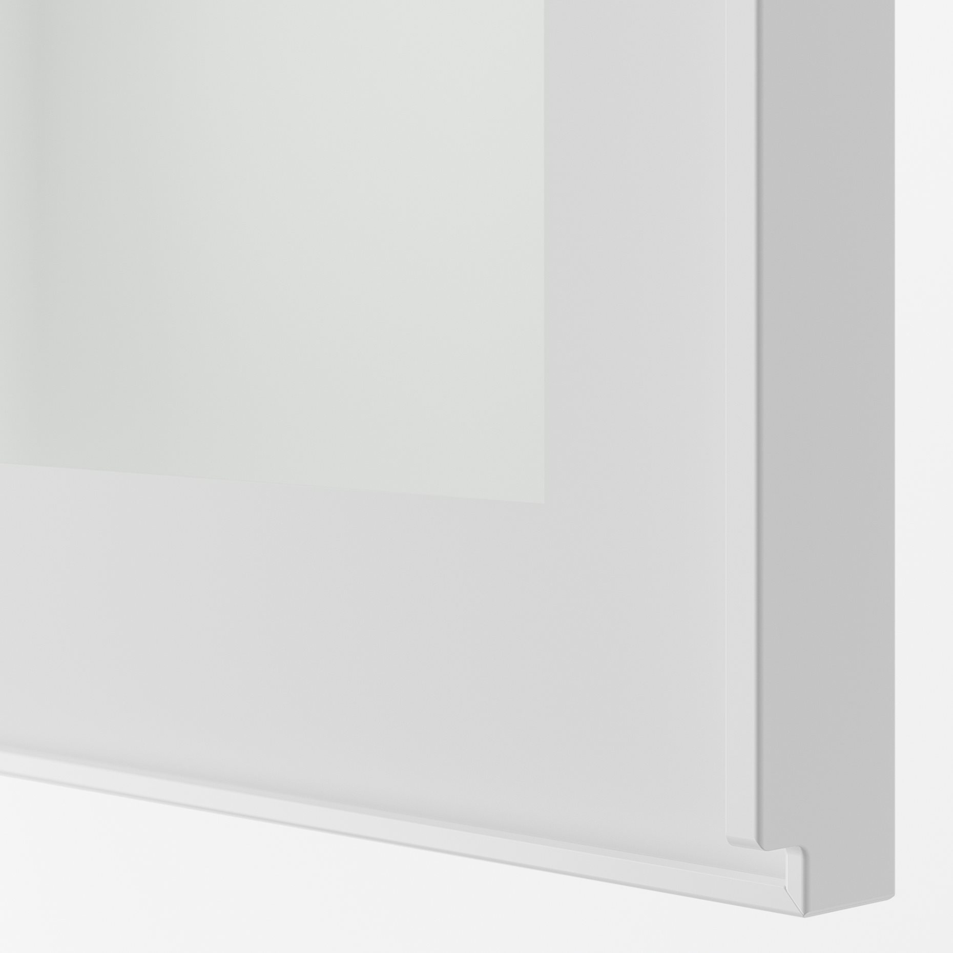 METOD, стенен хоризонтален шкаф с 2 стъклени врати, 194.905.98