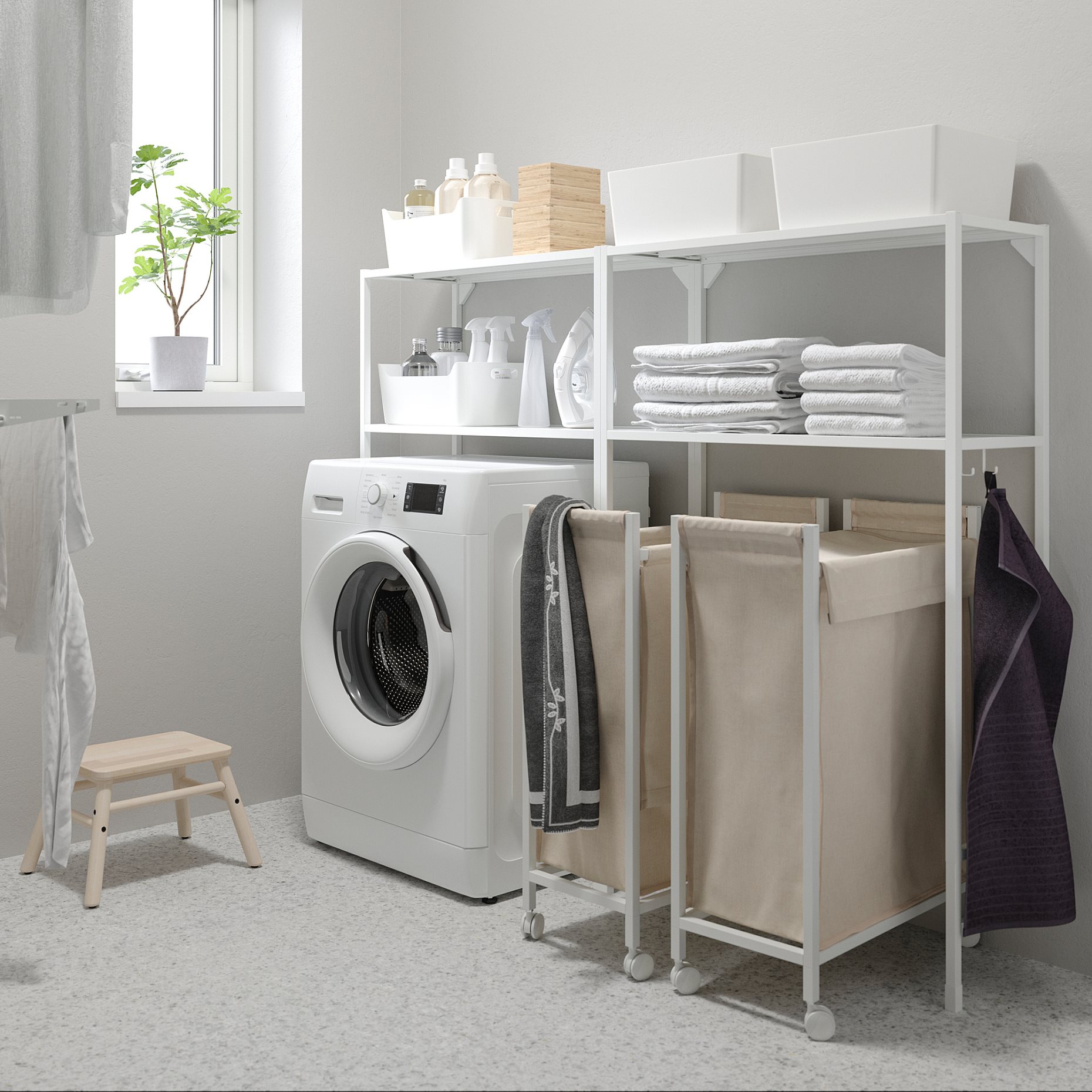 ENHET, комб. артикули за съхранение, 160x30x129 см, 196.036.99