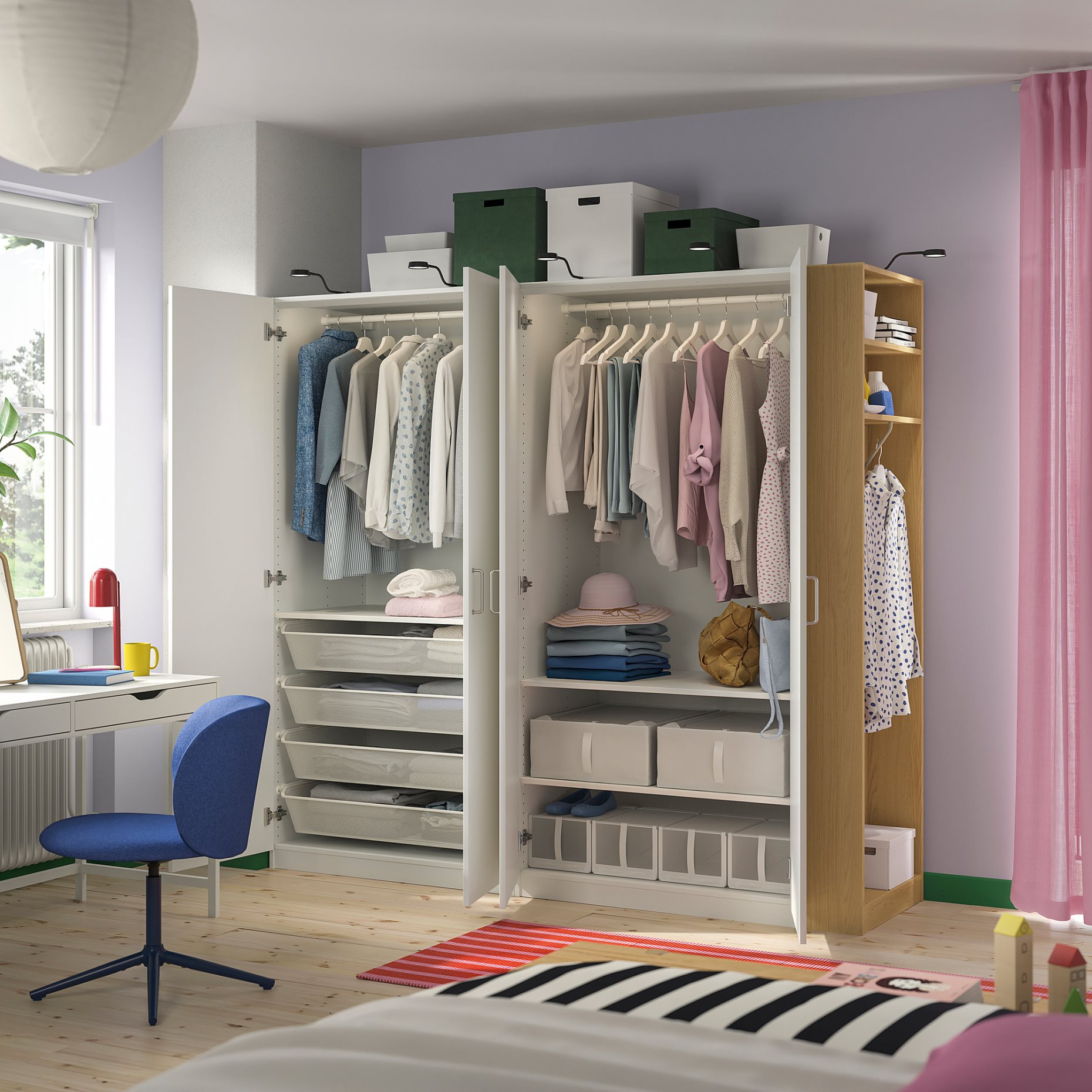 PAX/FORSAND, гардероб - комбинация, 196.070.32