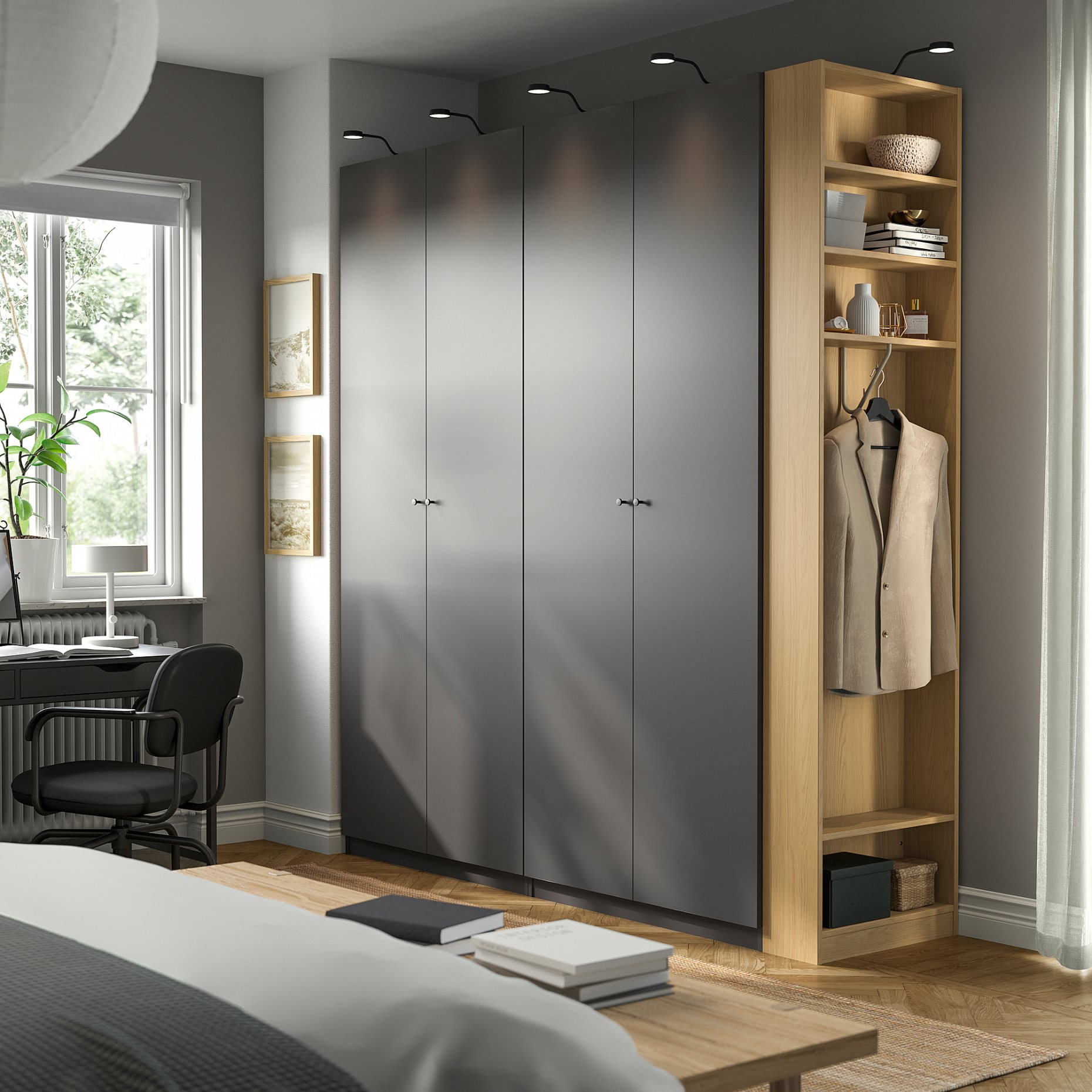 PAX/FORSAND, гардероб - комбинация, 196.070.46