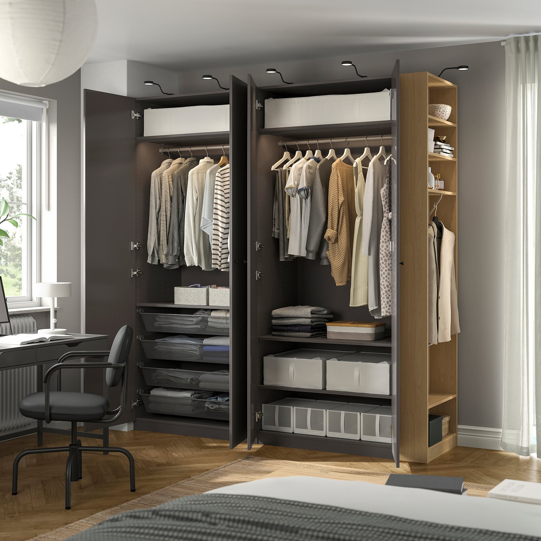 PAX/FORSAND, гардероб - комбинация, 196.070.46