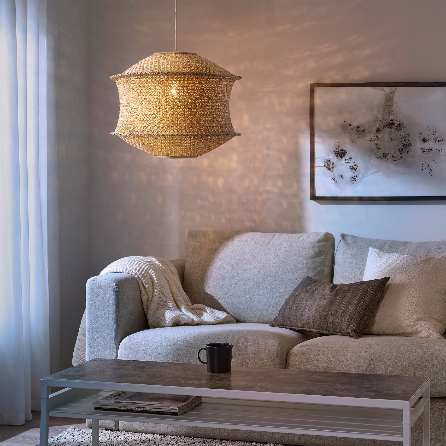 BLÅSTÅNG/HAVSDJUP, висяща лампа, 45 см, 196.203.40