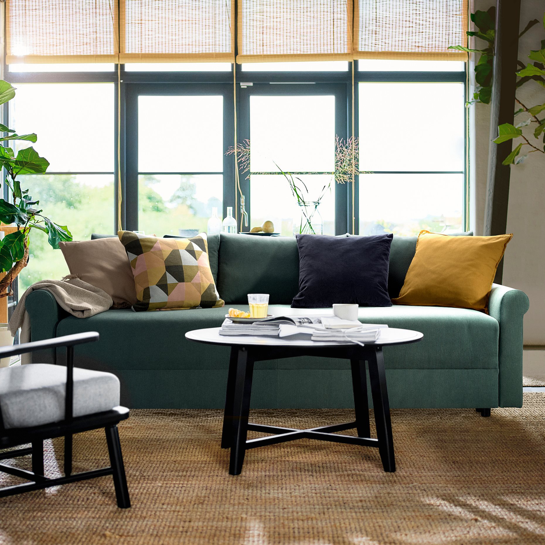 DANHULT, 3-местен разтегателен диван, 205.724.61