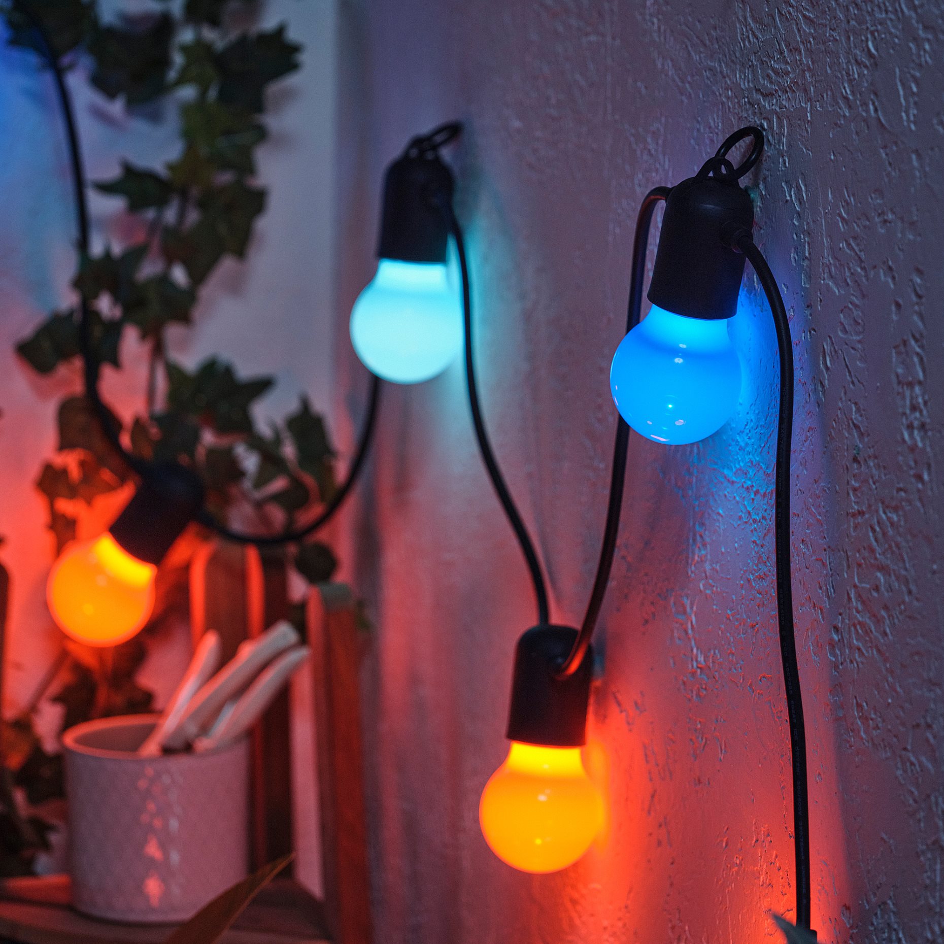 SOLVINDEN, LED гирлянда с 12 лампички, 205.931.66