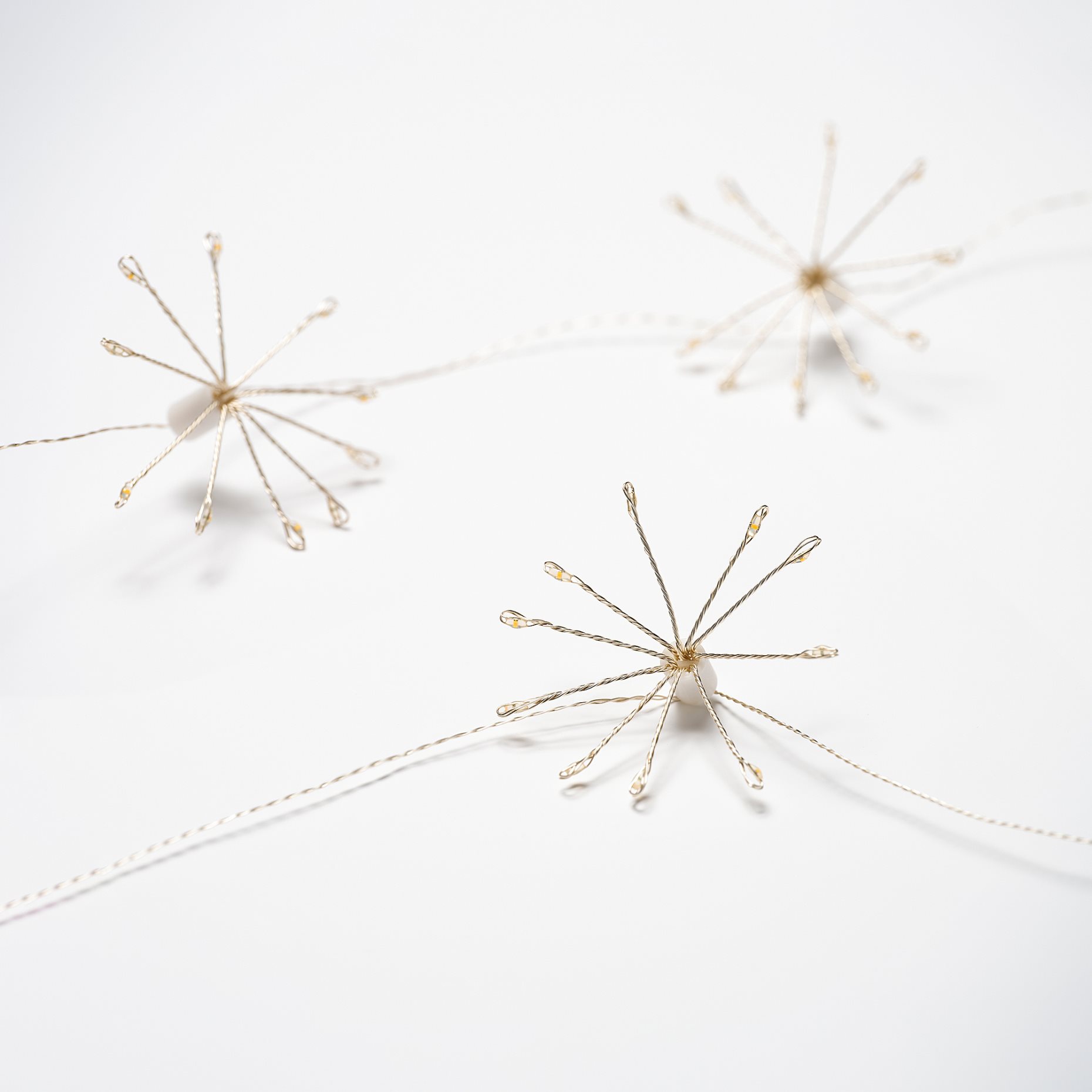 STRÅLA, LED гирлянда с 10 лампички, на батерии, 206.066.54