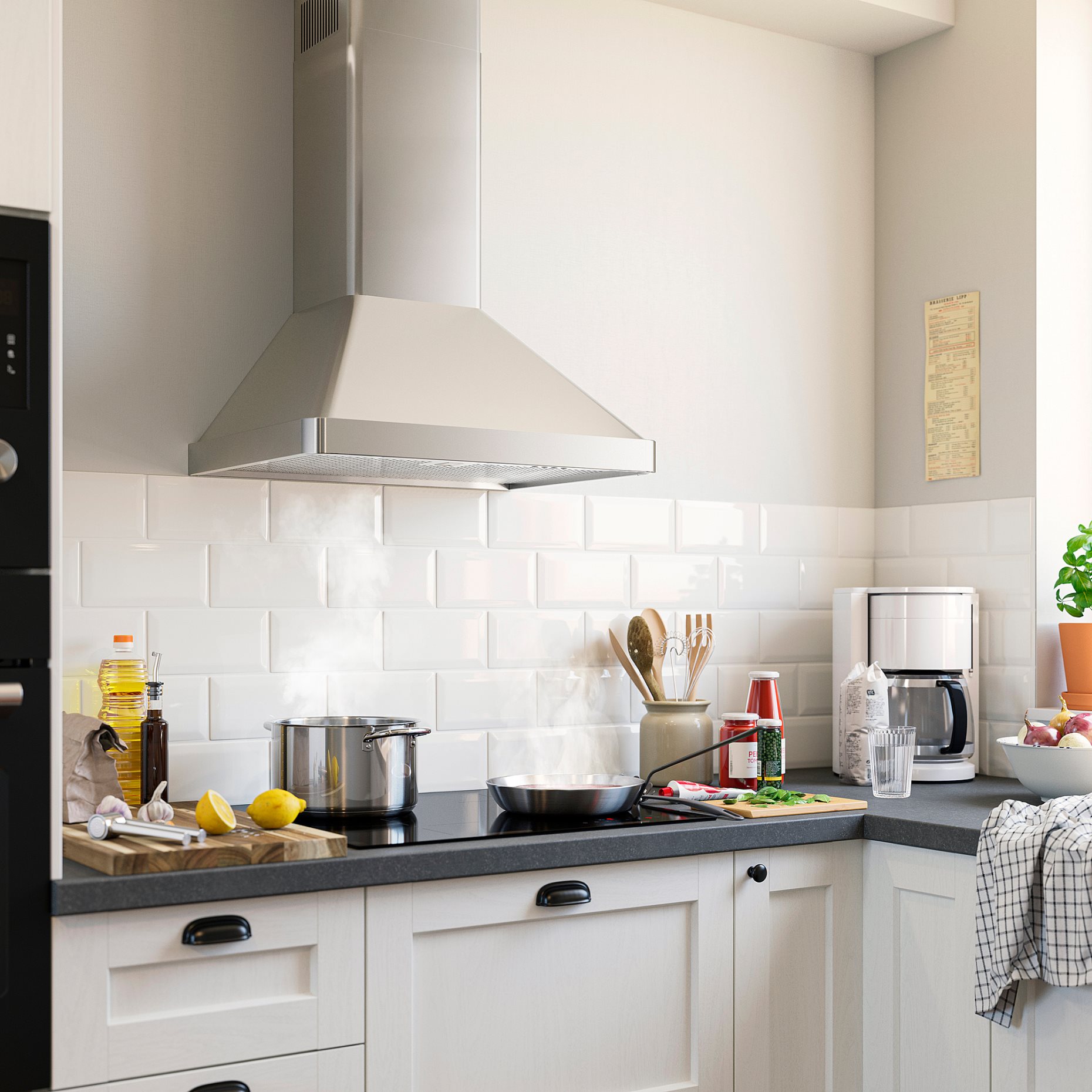 NILSBYN, аспиратор за стенен монтаж, 60 см, IKEA 300, 206.127.11