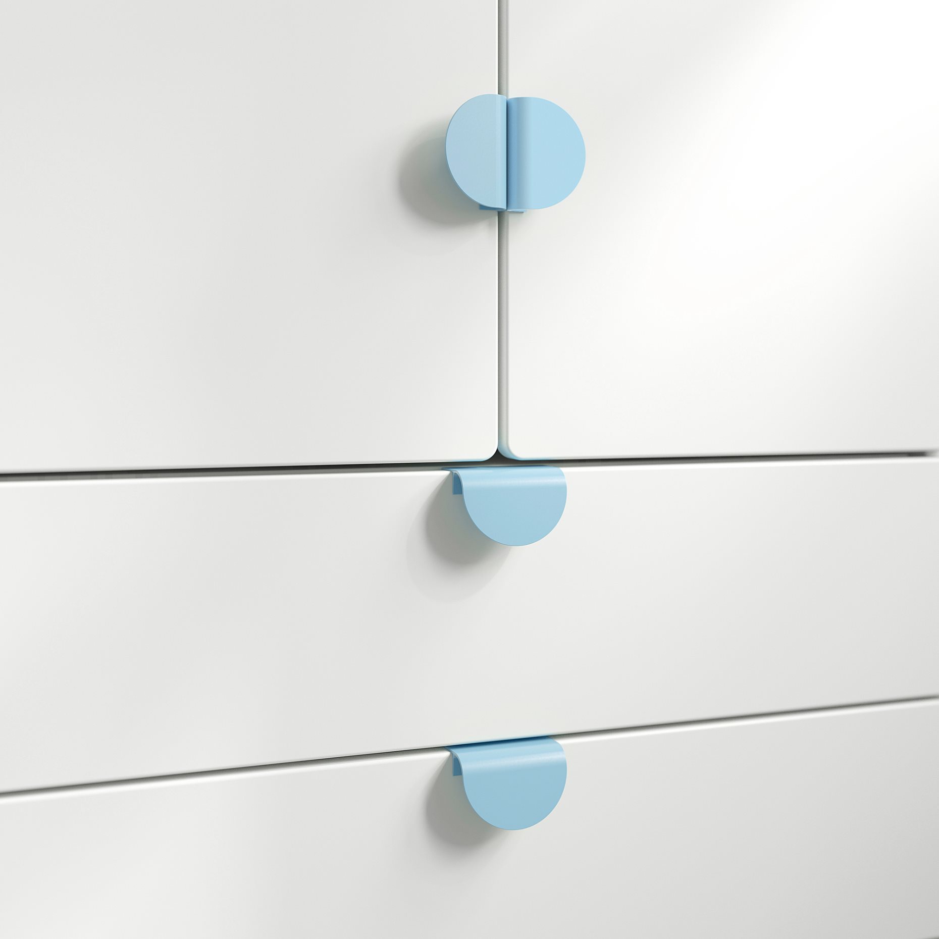 LATMASK, дръжка клипс, 60 мм, 2 бр. в к-т, 206.136.02