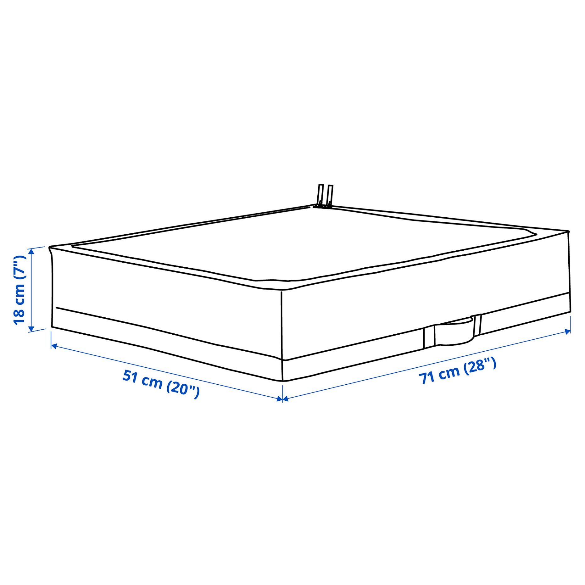 STUK, калъф, 71x51x18 см, 206.215.41