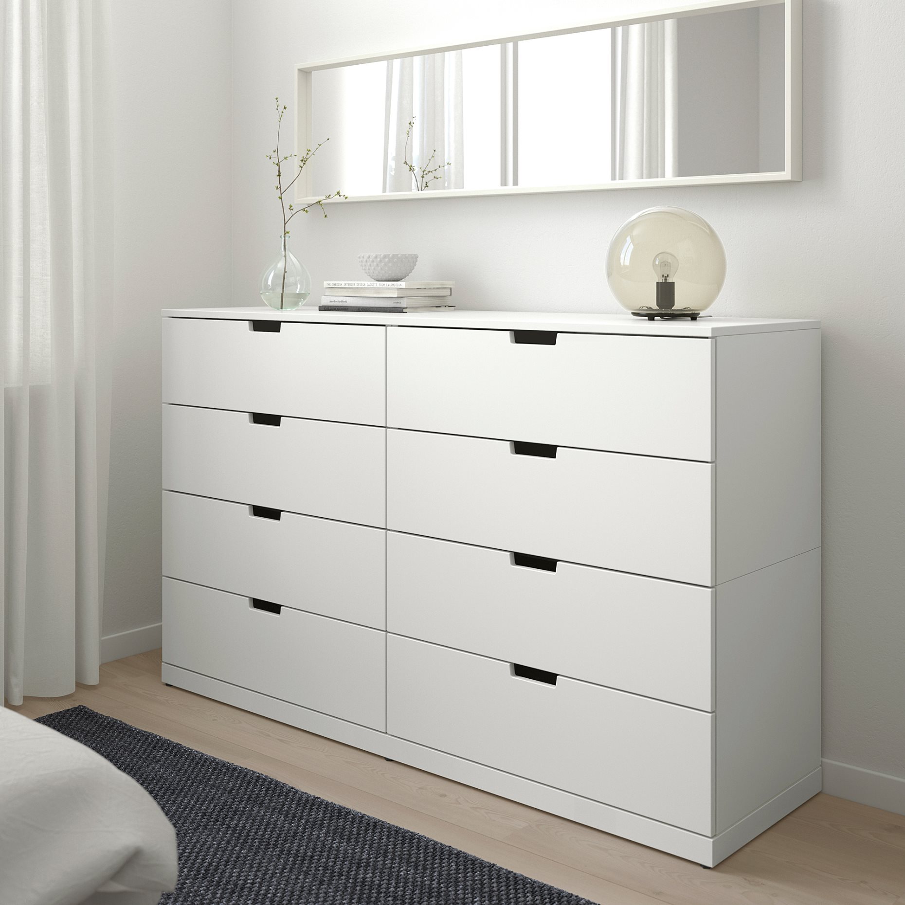 NORDLI, скрин с 8 чекмеджета, 292.395.05