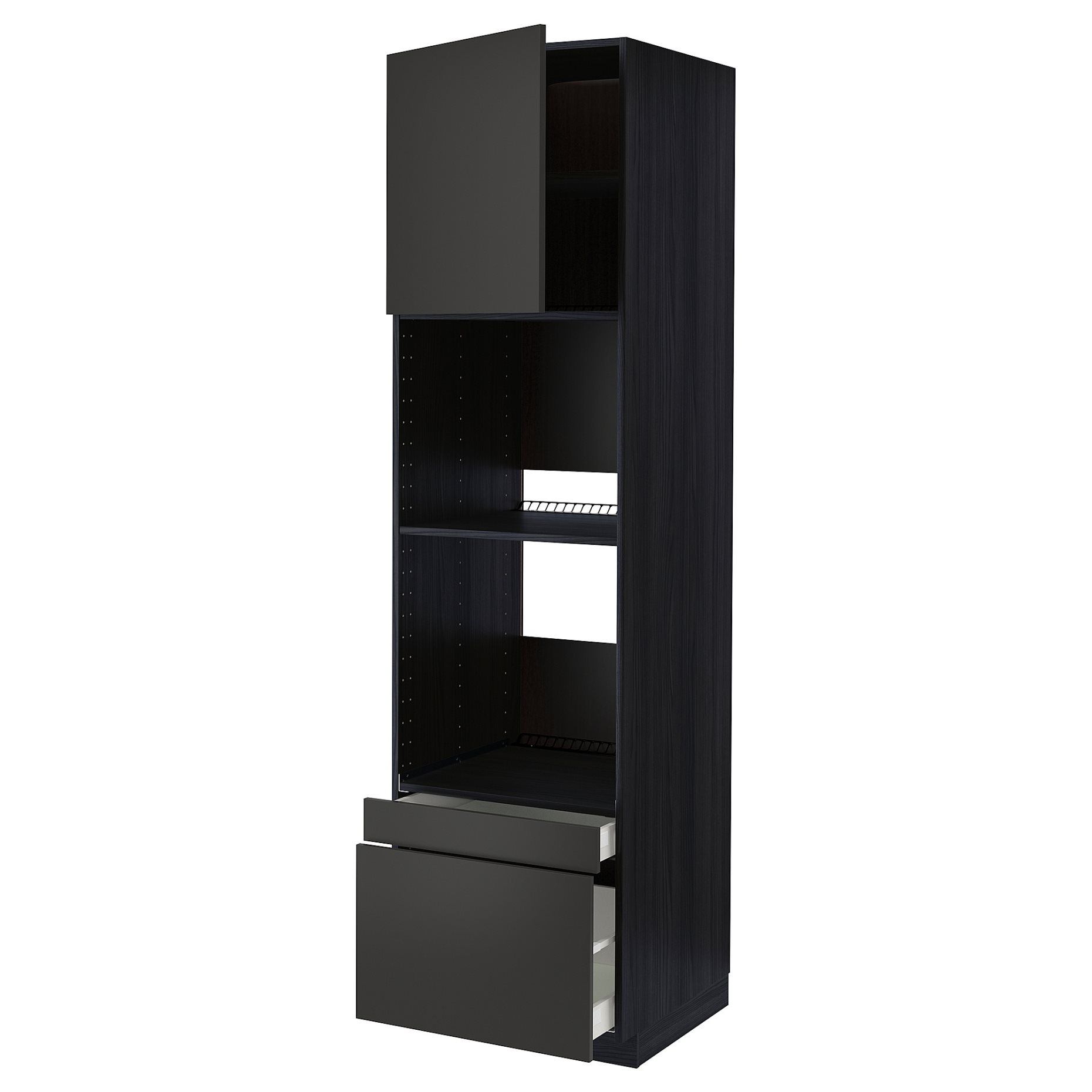 METOD/MAXIMERA, висок шкаф за фурна/комби фурна+врата/2 чекм., 294.980.56